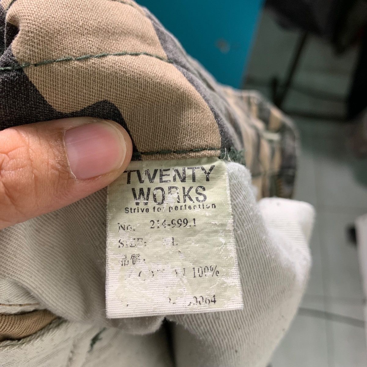 Japanese Brand TWENTY WORKS 6 Pocket Camo Cargo Tactical Pant #0172-C9 Size US 36 / EU 52 - 15 Thumbnail