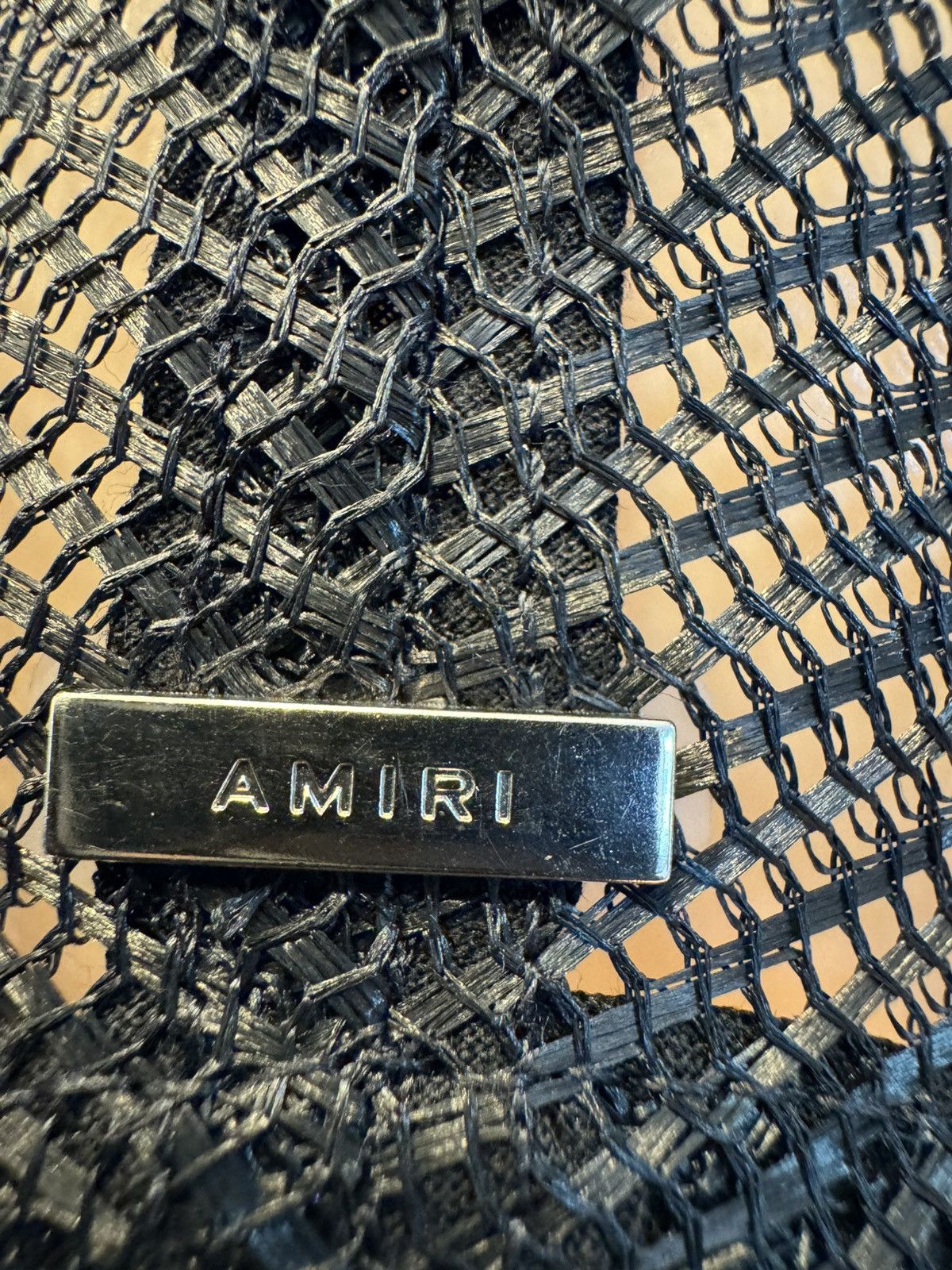 Amiri EUC AMIRI A/W 2019 Embroidered Cap in Black & White Size ONE SIZE - 6 Thumbnail