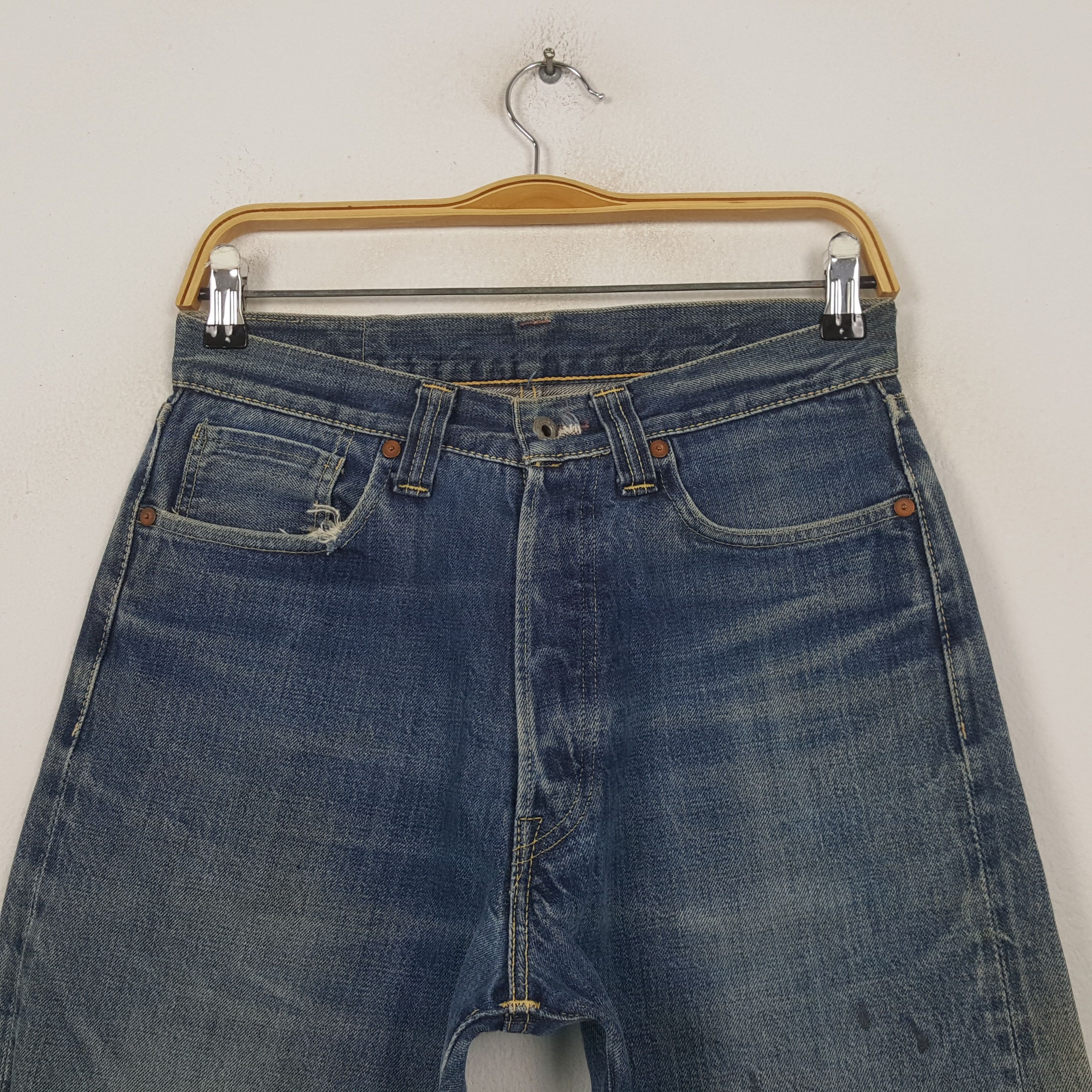 Denime Vintage Denime Japanese Brand Distressed Style Jeans RR21 Size US 28 / EU 44 - 2 Thumbnail
