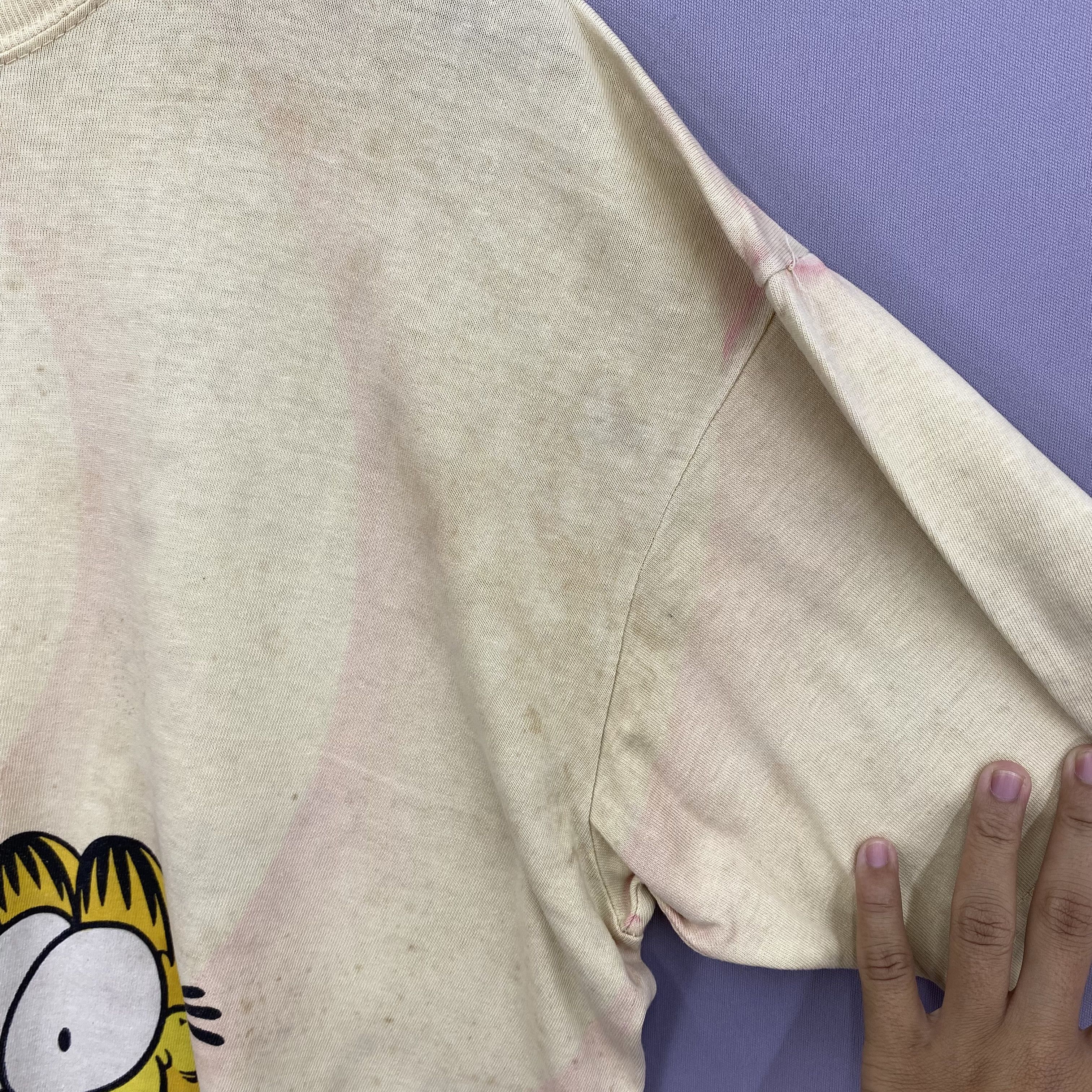 Cartoon Network Vintage 90s Garfield T-Shirt Cartoon Crewneck Tee GF10257 Size US S / EU 44-46 / 1 - 6 Thumbnail