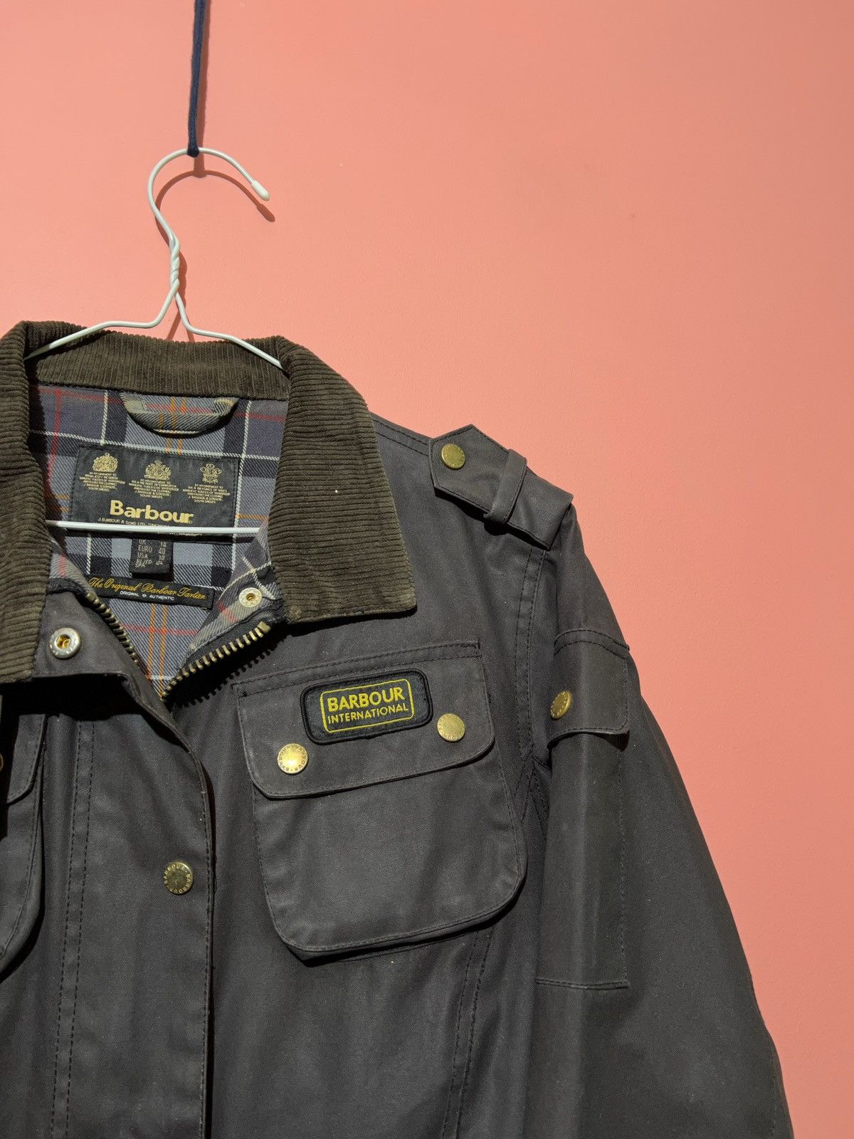 Barbour Barbour international wax women’s jacket streetwear casual Size L / US 10 / IT 46 - 2 Thumbnail