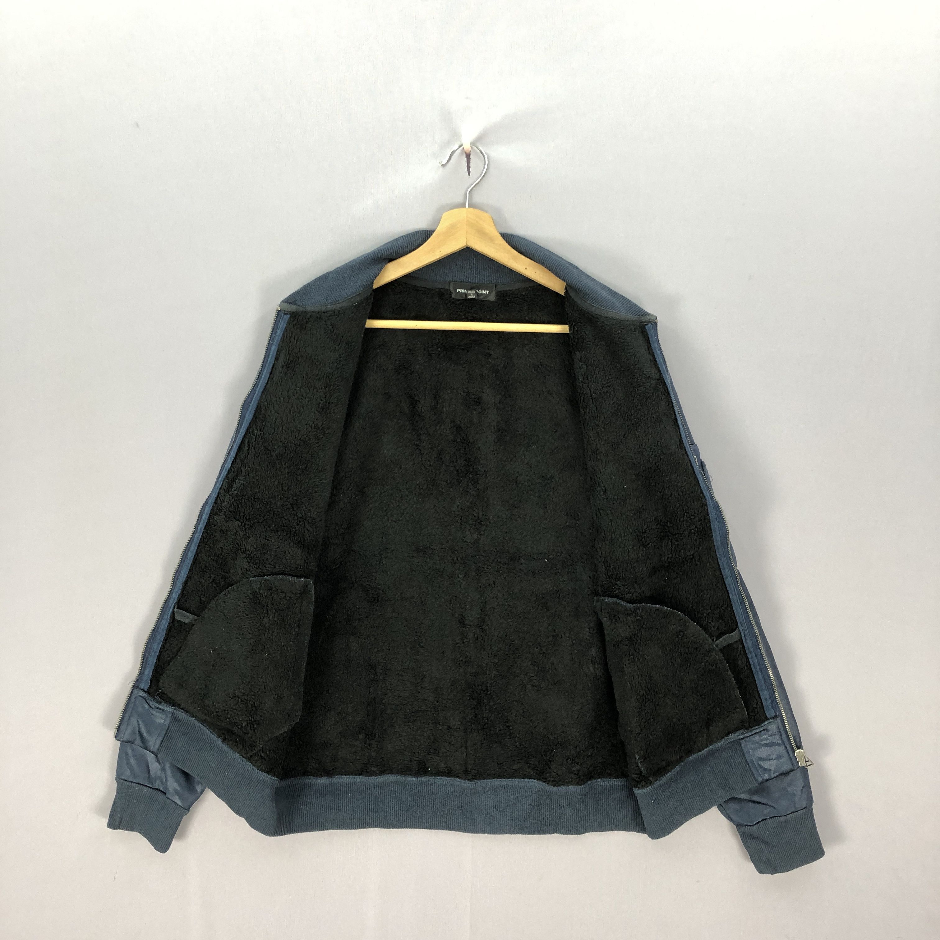 Japanese Brand Vintage Japanese Zip-up Flight Jacket Sherpa Fleece Lining Size US M / EU 48-50 / 2 - 5 Thumbnail