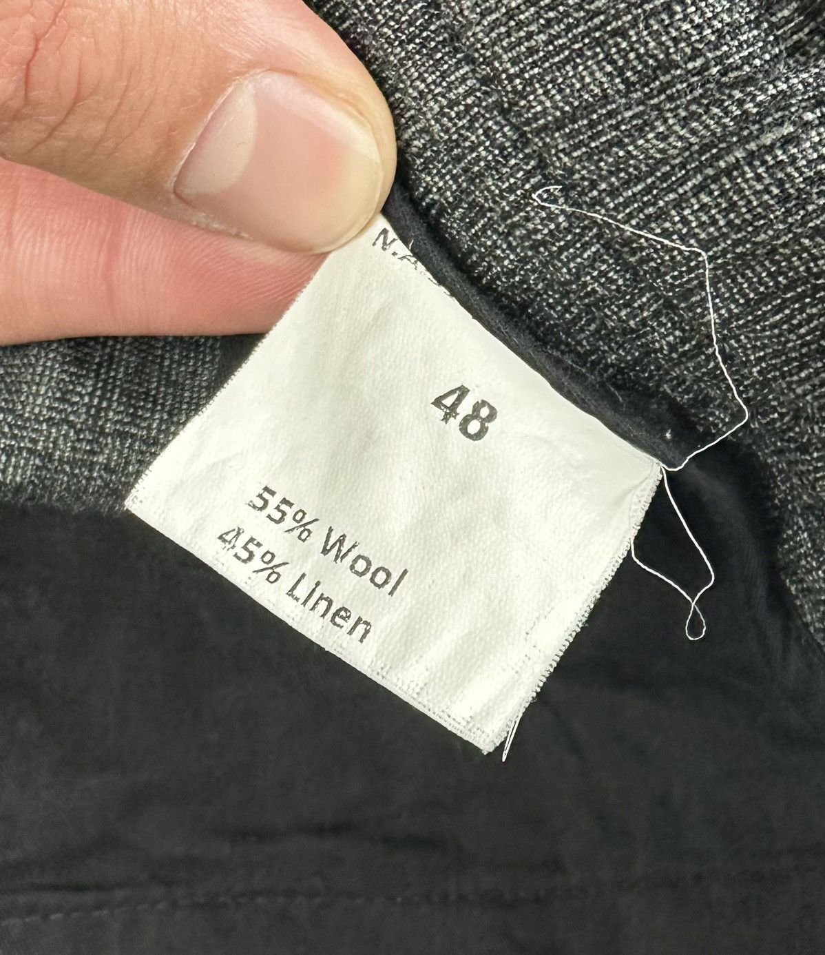Our Legacy Our Legacy Drape Regular Trousers Gray Linen Wool Pants Size US 34 / EU 50 - 8 Thumbnail
