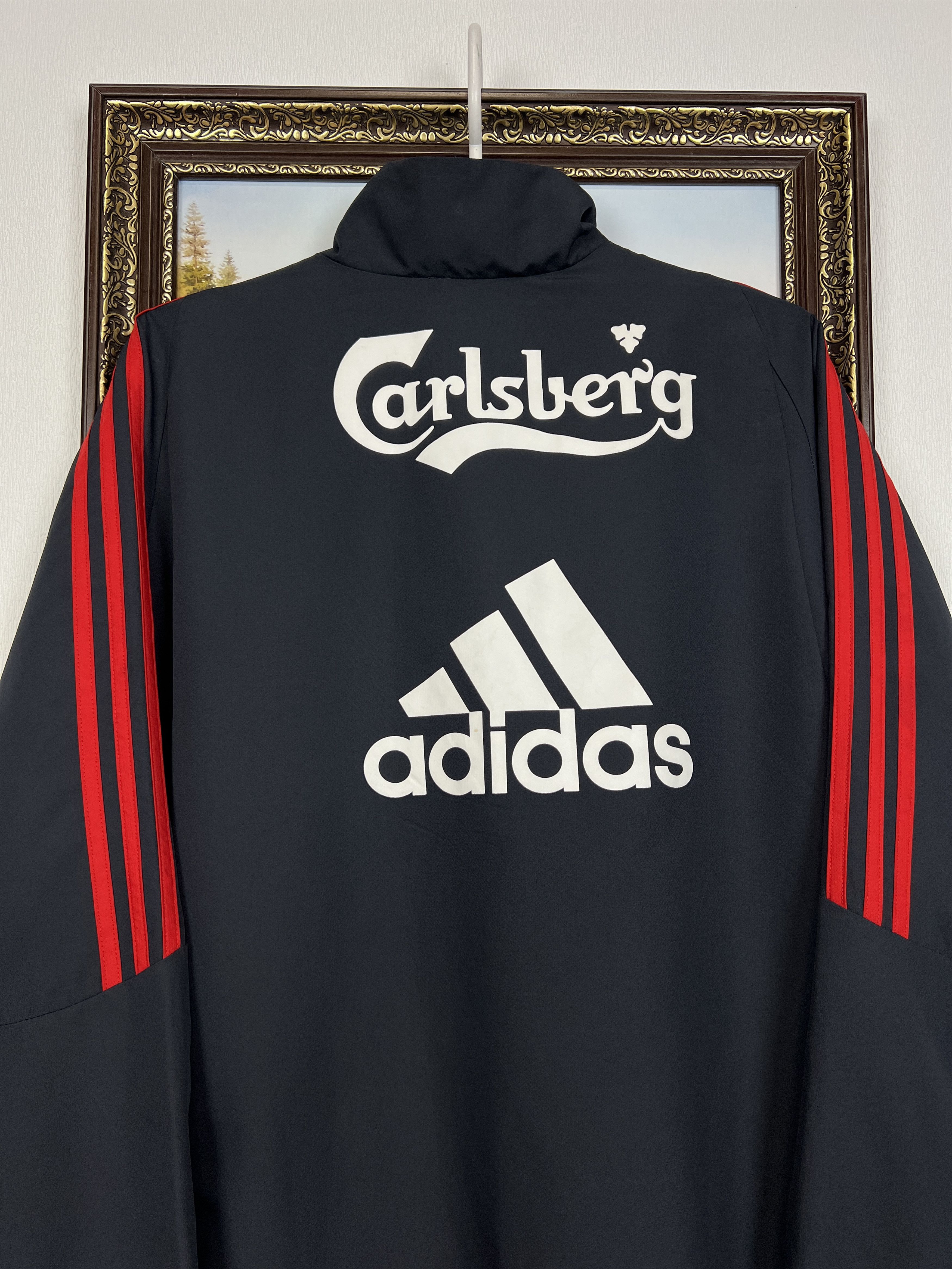 Adidas Vintage Adidas Liverpool Football Jacket Soccer YNWA Size US L / EU 52-54 / 3 - 14 Thumbnail