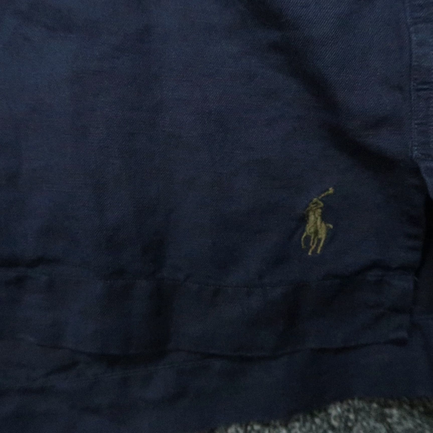 Polo Ralph Lauren Polo Ralph Lauren Shirt Mens 3XL Big Blue Linen Silk Short Sleeve Button 3XB Size US XXL / EU 58 / 5 - 4 Thumbnail