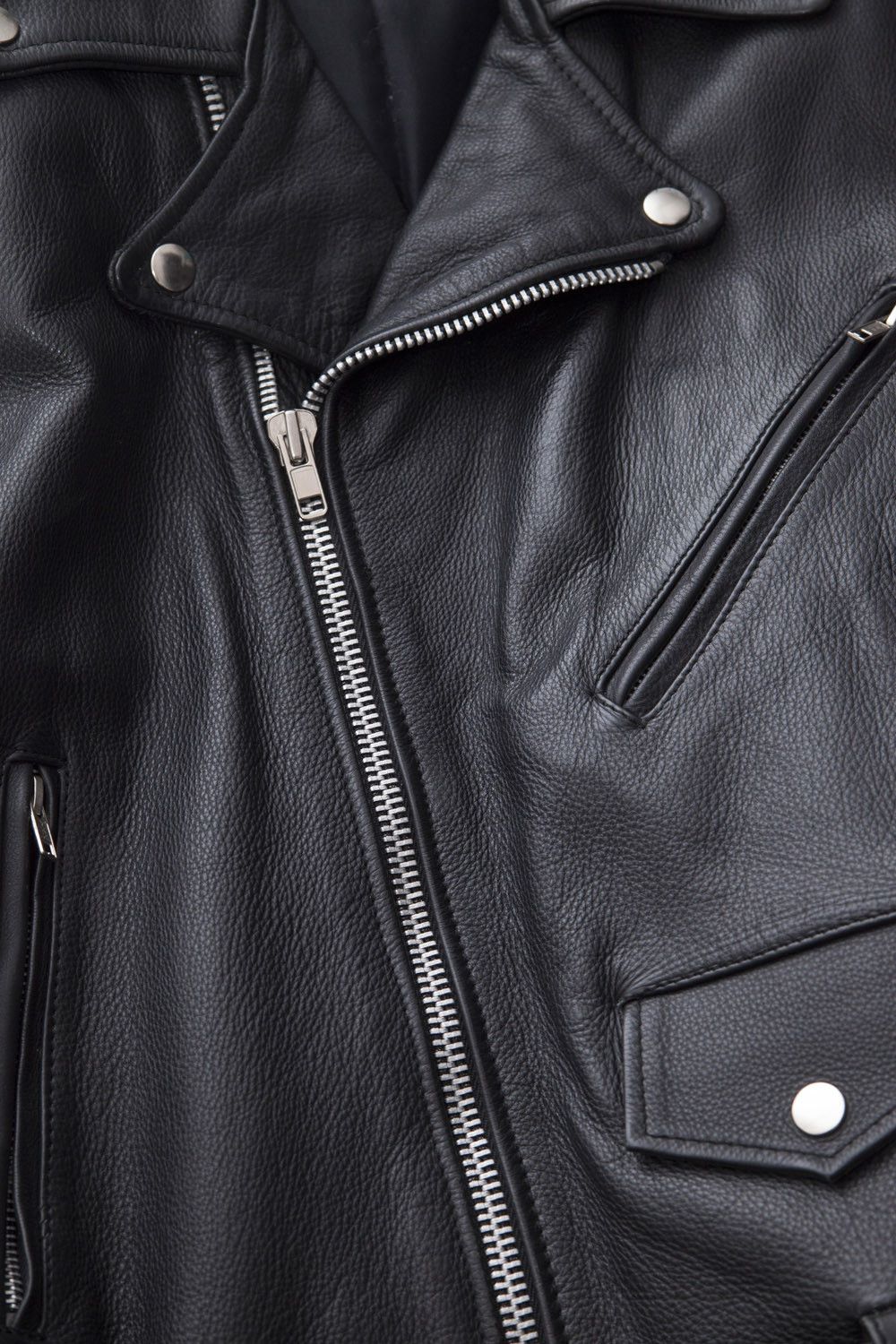Vintage Vintage 1990's black leather perfecto jacket Size US M / EU 48-50 / 2 - 5 Thumbnail