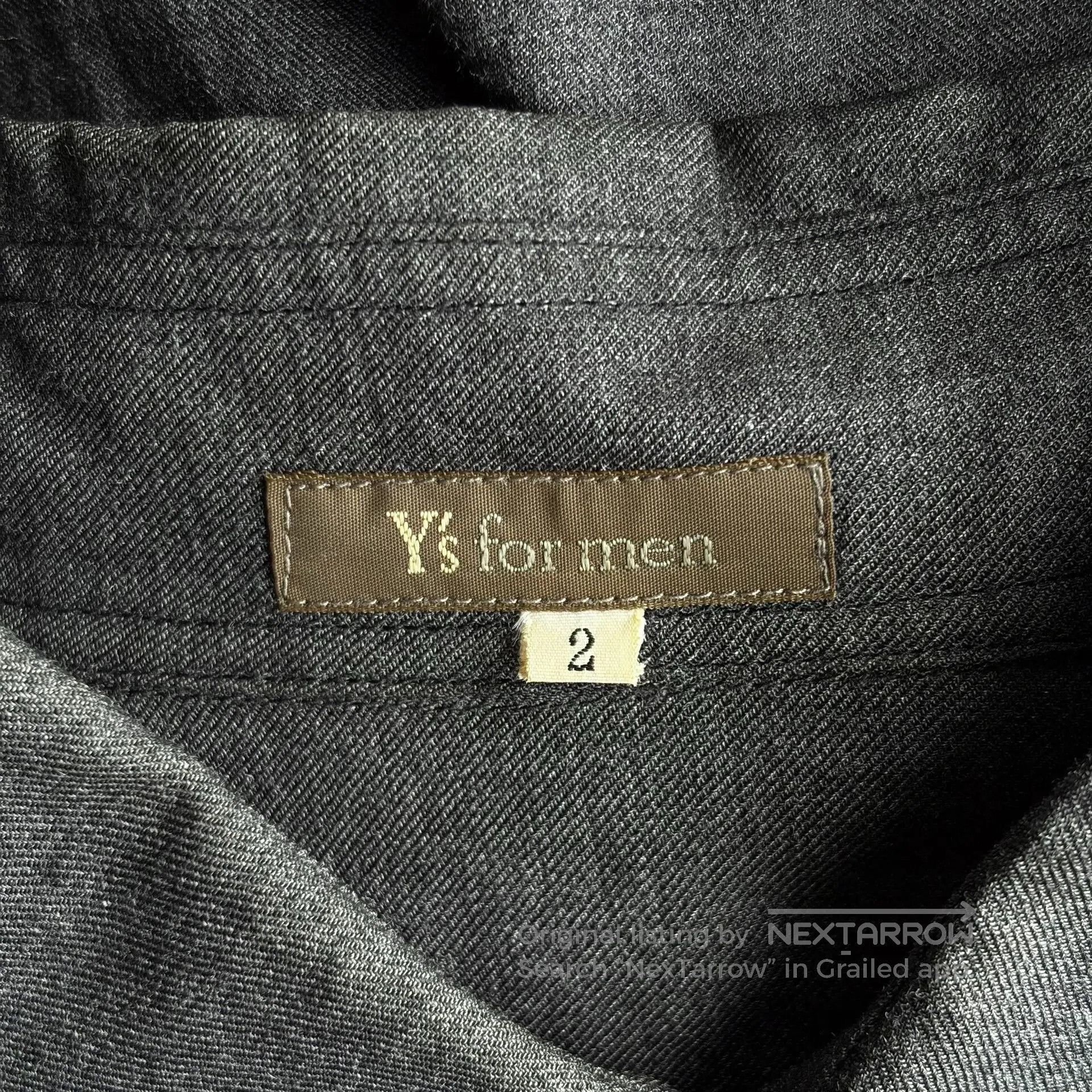 Y's for Men Yohji Yamamoto Gray Silk Button. Size US S / EU 44-46 / 1 - 5 Thumbnail