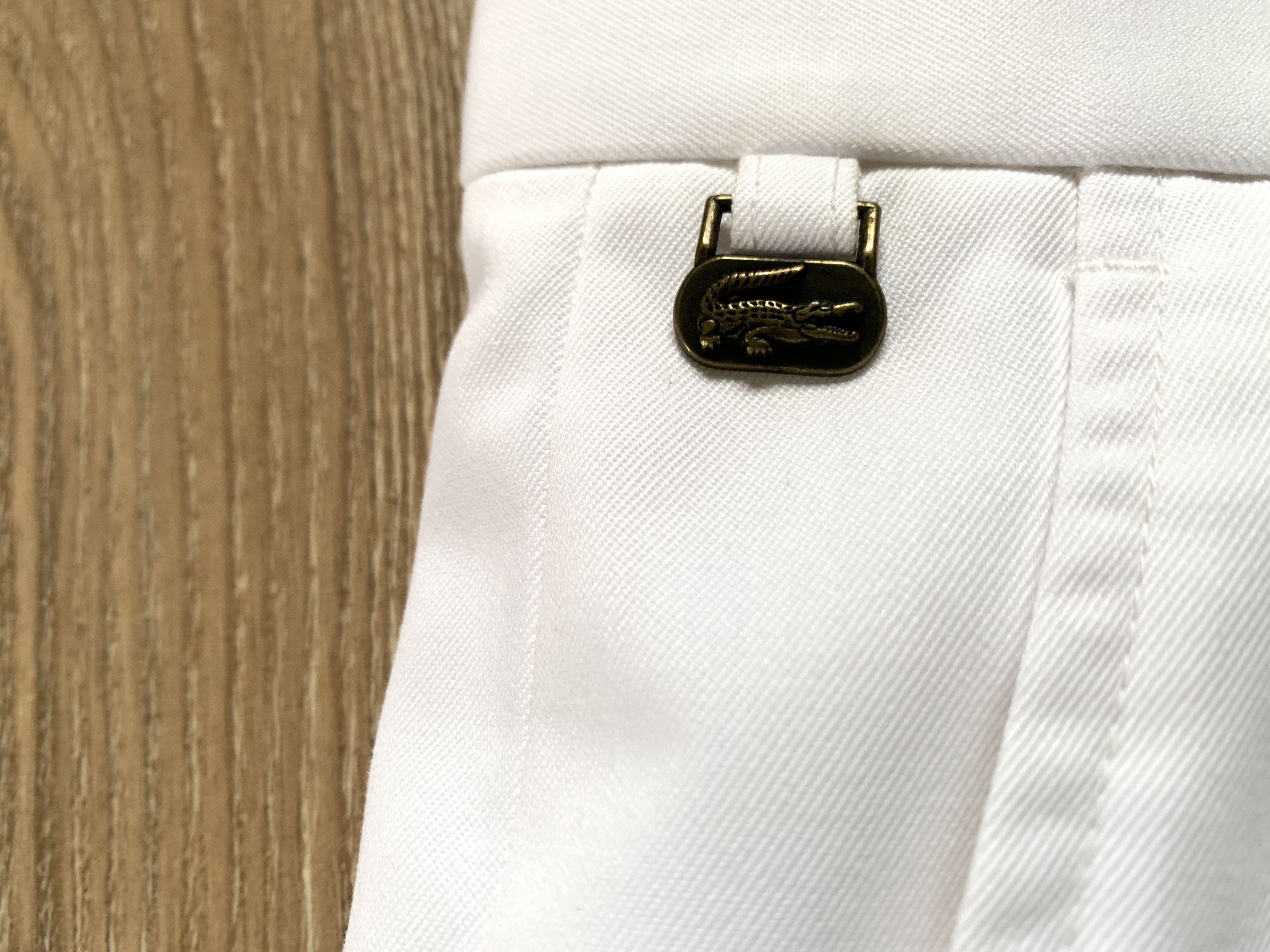 Lacoste × Vintage Rare Vintage New Lacoste White Cotton Pants Trousers Size US 36 / EU 52 - 6 Thumbnail