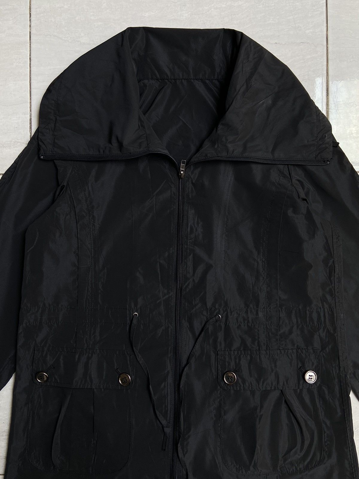 Issey Miyake SPECCHIO Black Zipper Jacket Size US L / EU 52-54 / 3 - 2 Thumbnail
