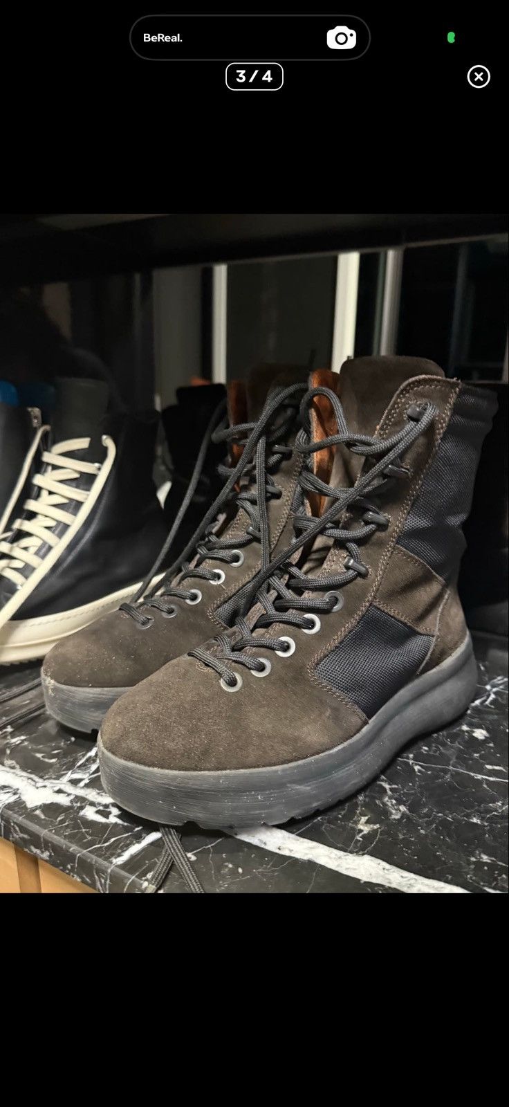 Yeezy Yeezy Season 3 onyx combat boots Size US 8 / EU 41 - 2 Thumbnail