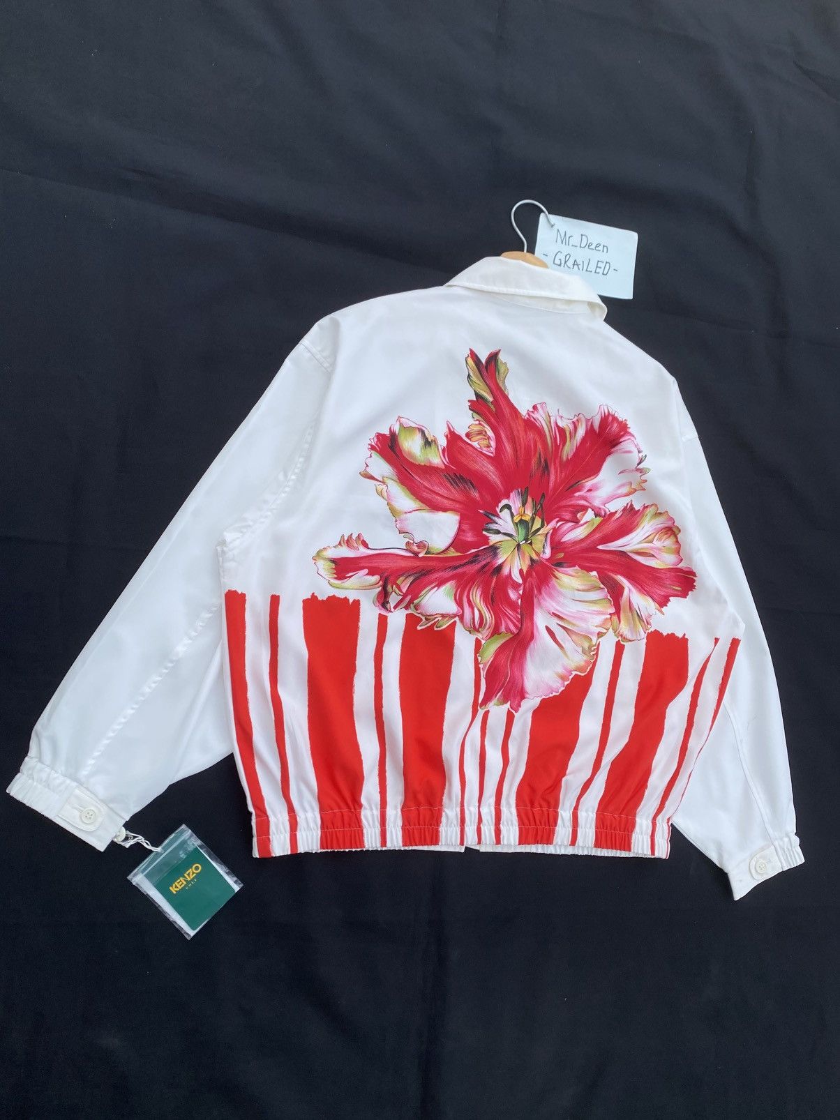 Kenzo Rare Vintage Kenzo Satin Jacket Size US M / EU 48-50 / 2 - 2 Thumbnail