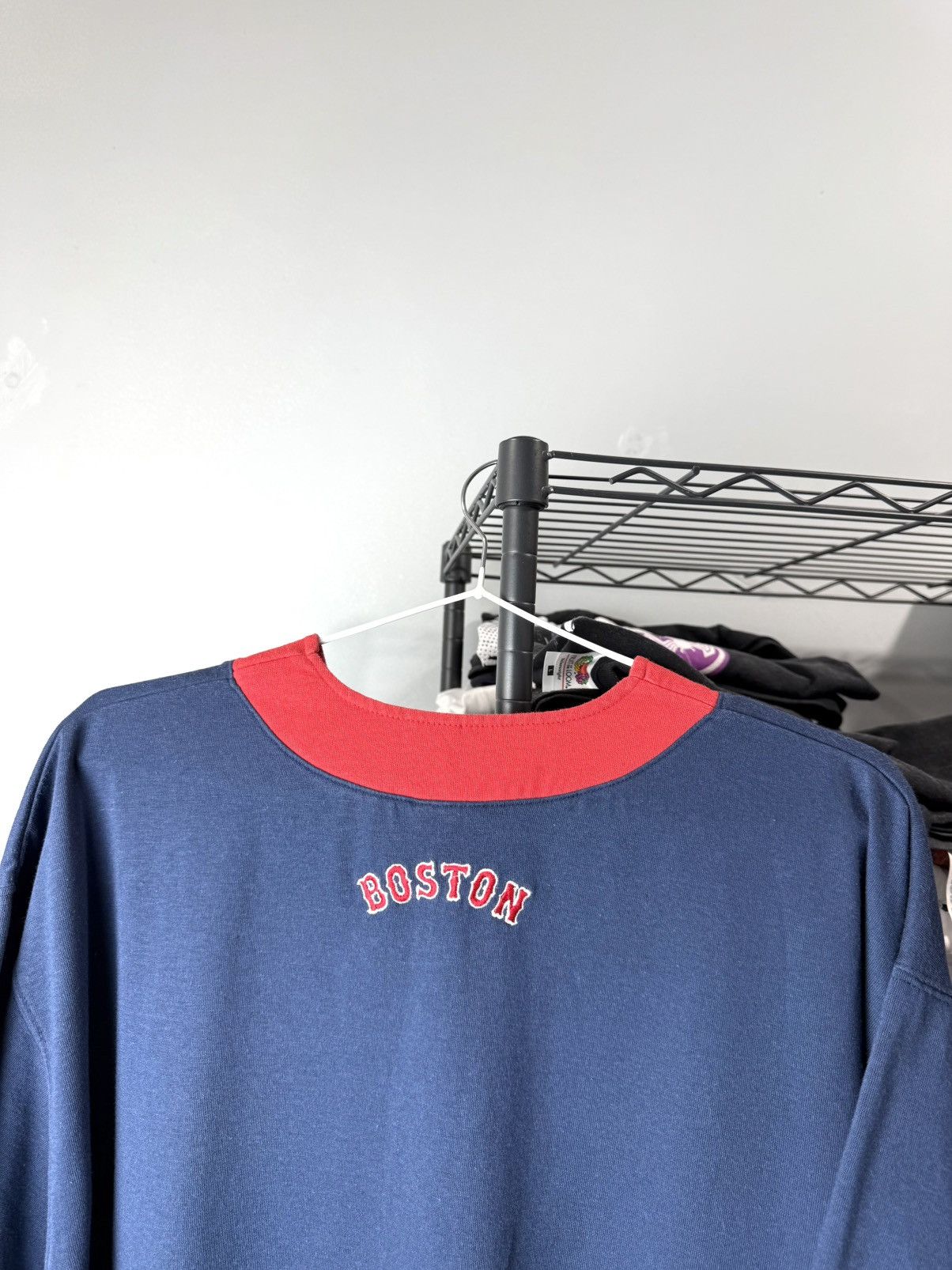 Nike 1990’s Nike Boston Vintage T Shirt Center Logo Red Sox Size US L / EU 52-54 / 3 - 6 Thumbnail