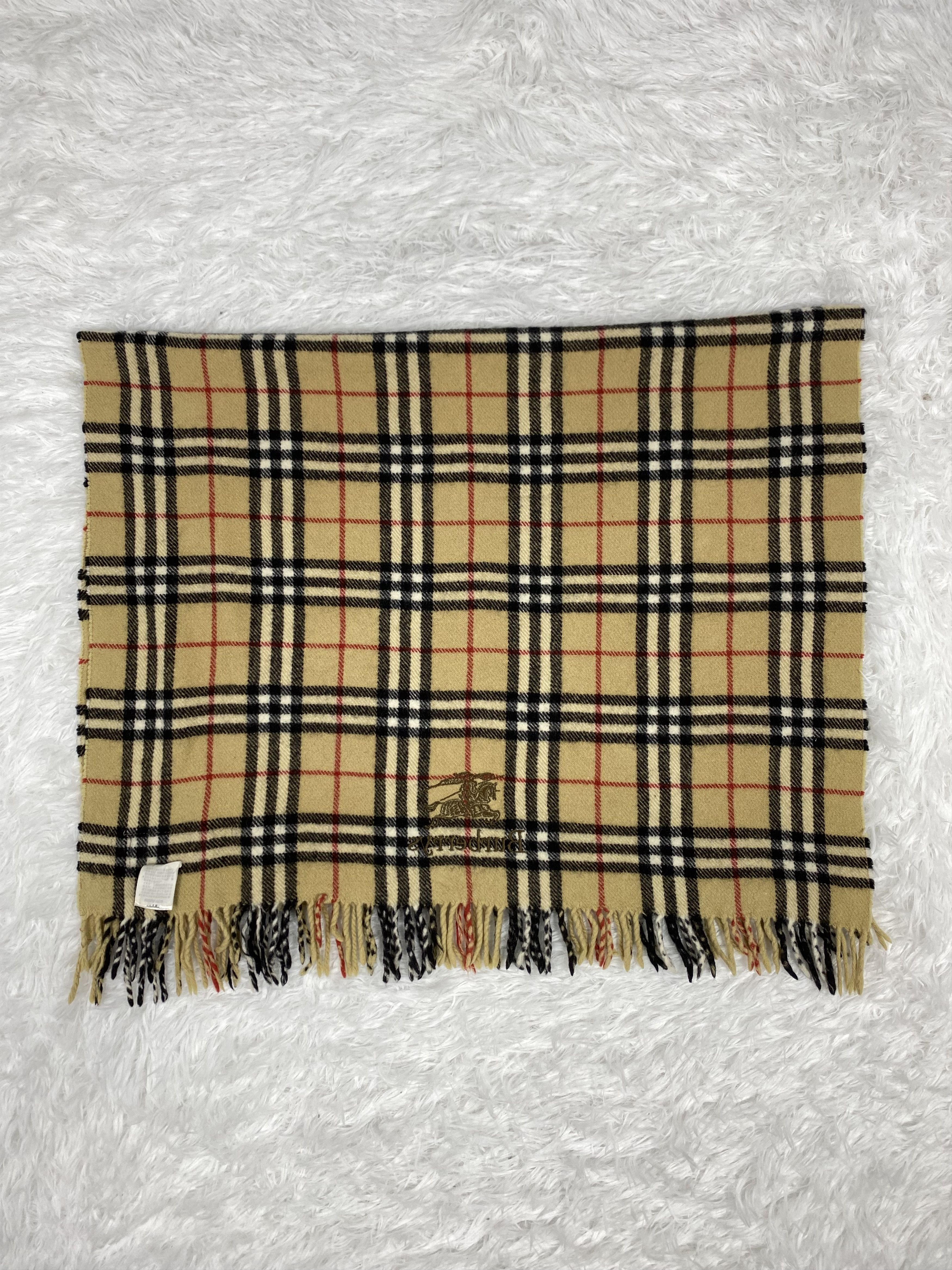 Burberry Vintage Burberry Wide Scarf / Muffler Neckwear PM0099 Size ONE SIZE - 8 Thumbnail