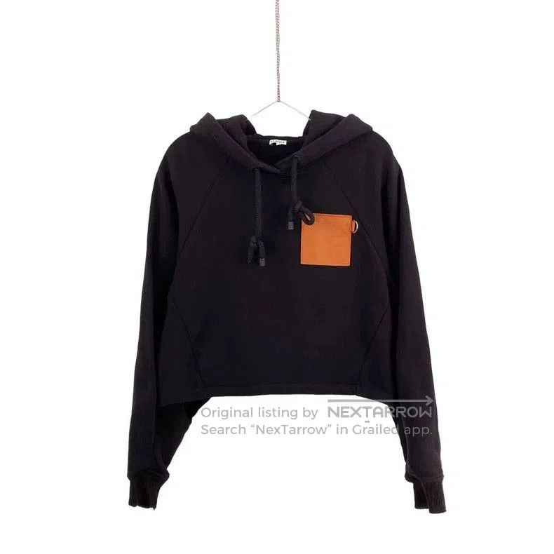 Loewe Loewe Cotton Chest Logo Short Hoodie. Size US M / EU 48-50 / 2 - 1 Thumbnail