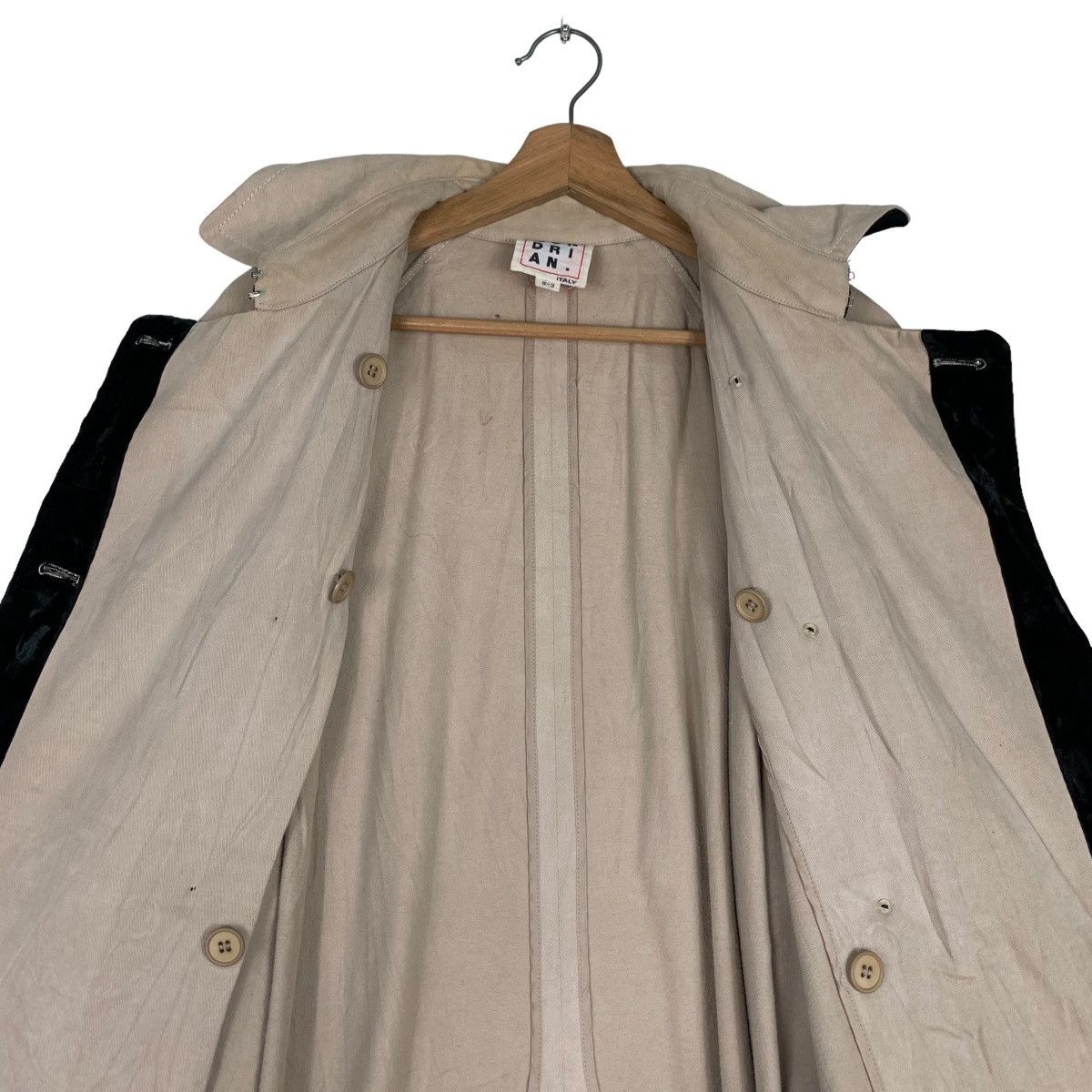 Japanese Brand MONDRIAN. Italy Double Breasted Long Coat #0409-C19 Size US L / EU 52-54 / 3 - 12 Thumbnail