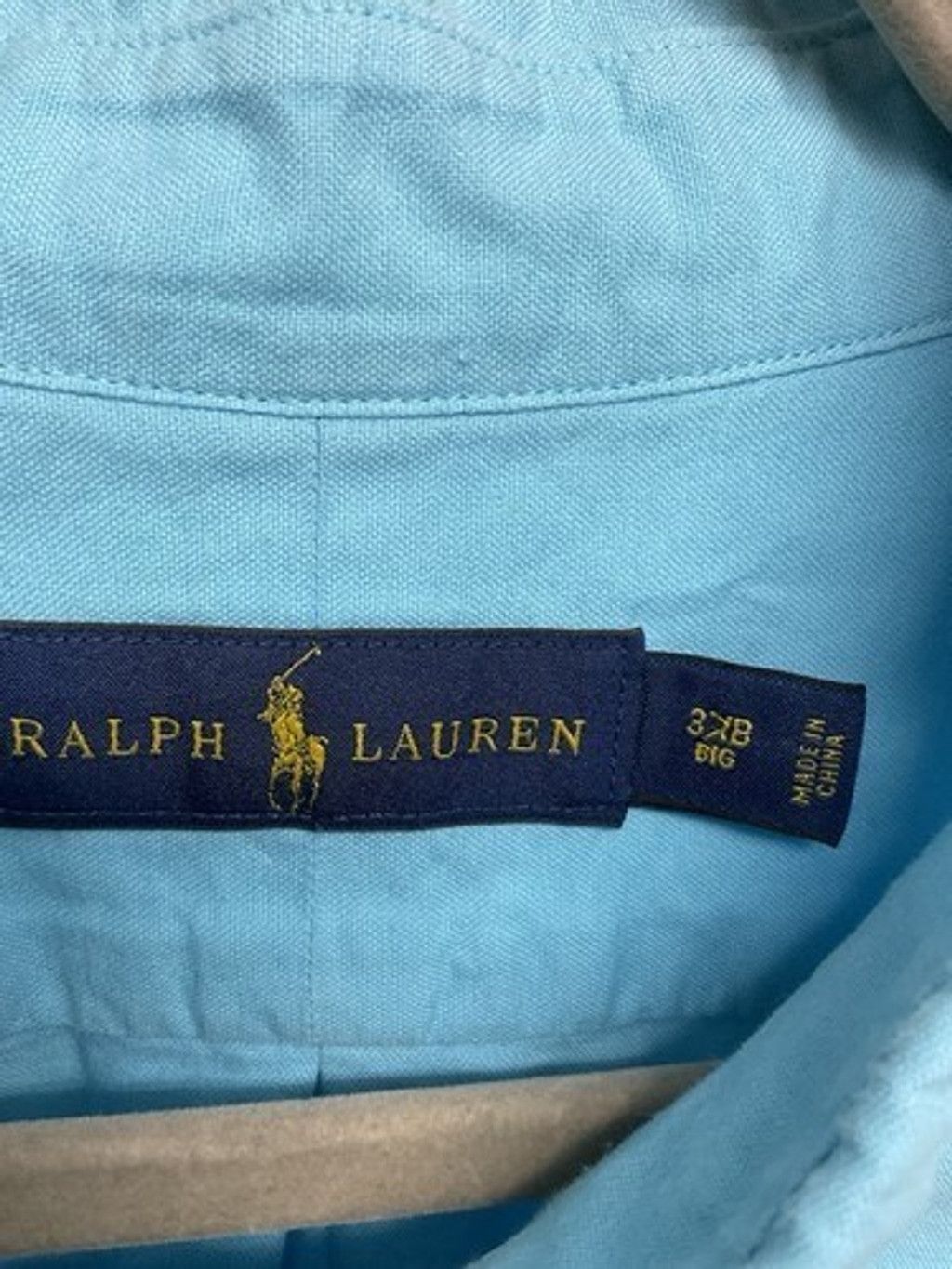 Ralph Lauren Ralph Lauren Blue Cotton Long Sleeve Button Up Shirt Men 3XB Size US XXL / EU 58 / 5 - 2 Thumbnail