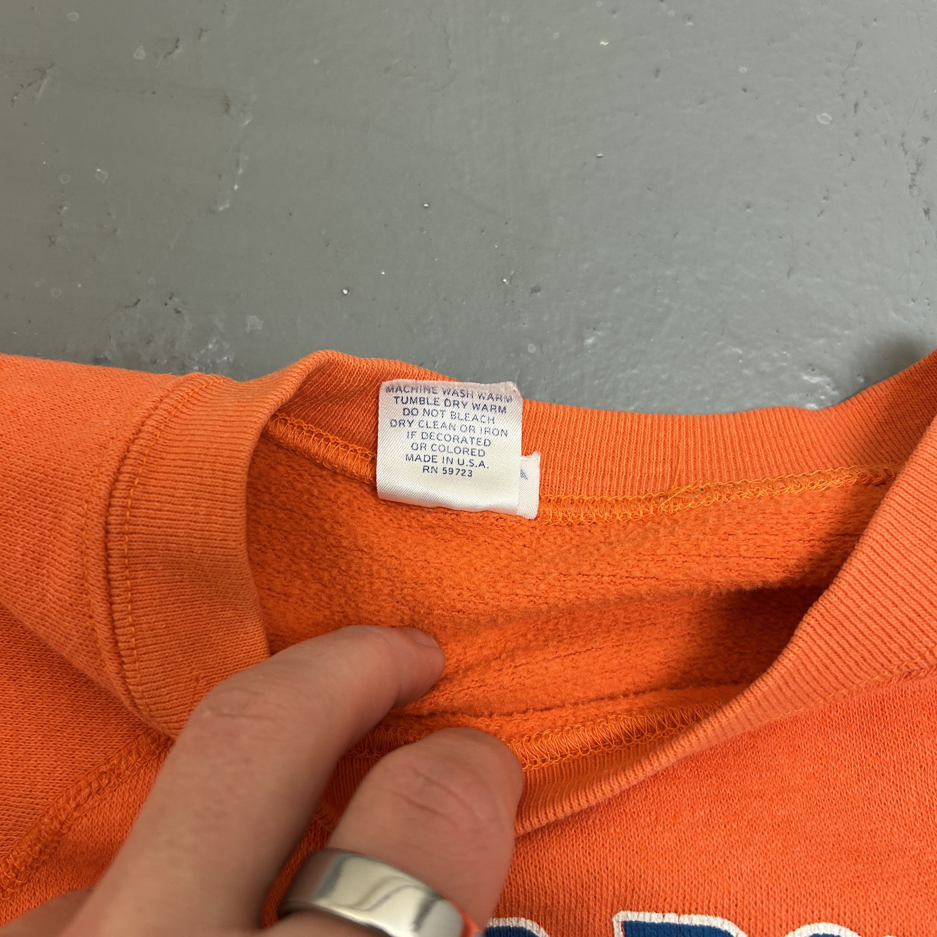 Trench USA Broncos Vintage 80s Super Bowl XXII AFC Champs Crewneck (S) Size S / US 4 / IT 40 - 5 Thumbnail