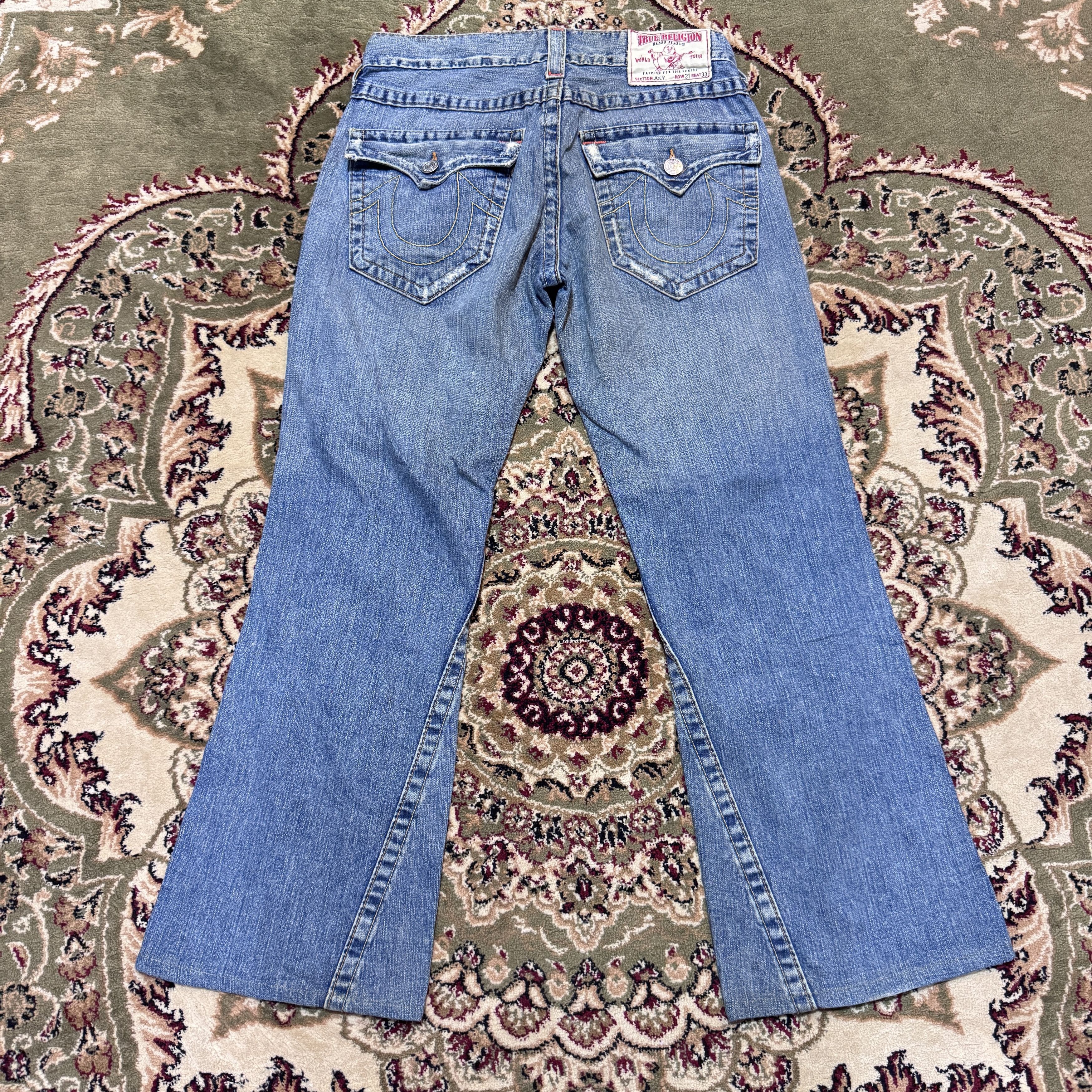 True Religion Vintage Y2K Flare True Religion Joey Distressed Jeans Mens Size US 31 - 2 Thumbnail