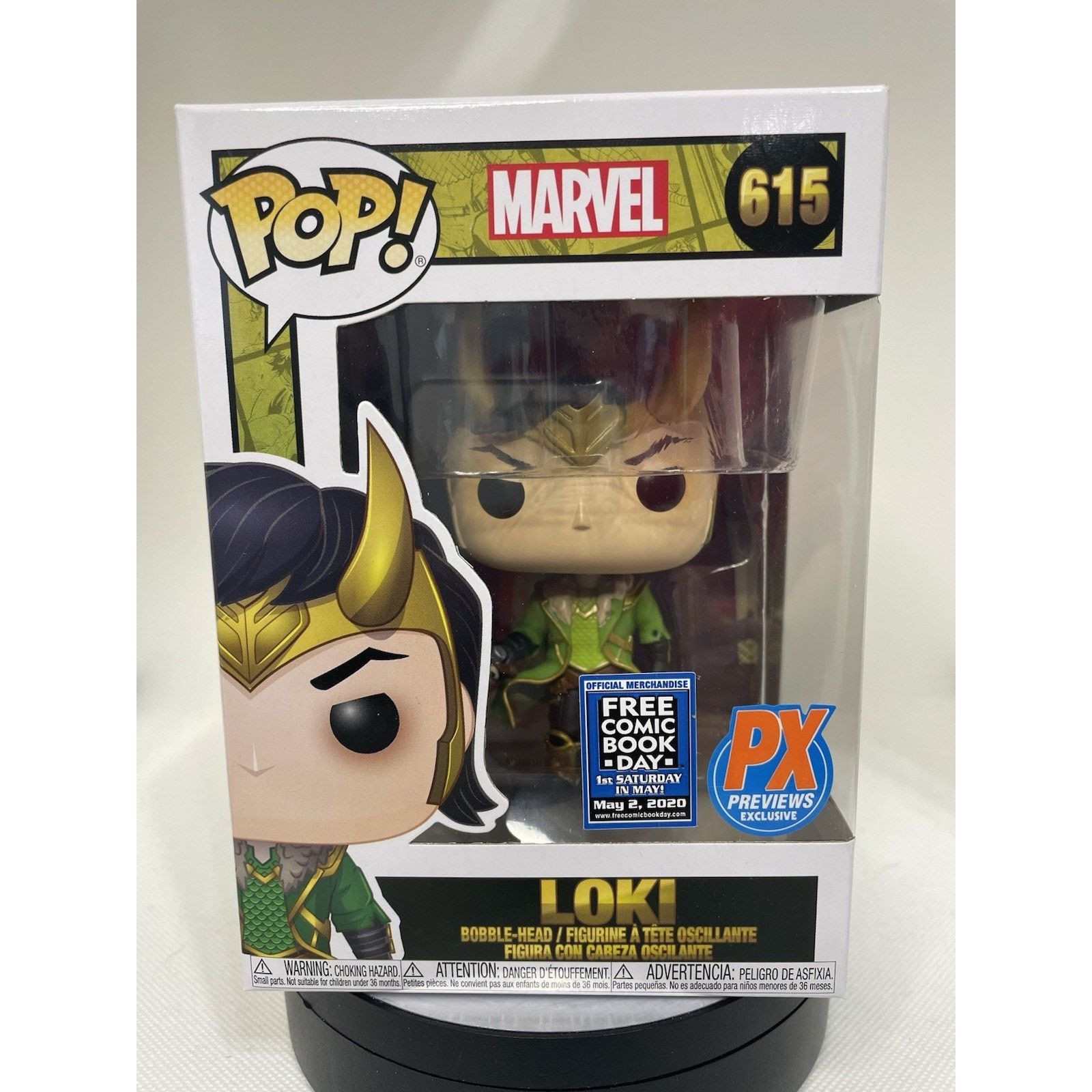 Marvel Comics Funko POP! Loki Exclusive Vinyl Figure #615 Px Previews Excl Size ONE SIZE - 1 Thumbnail