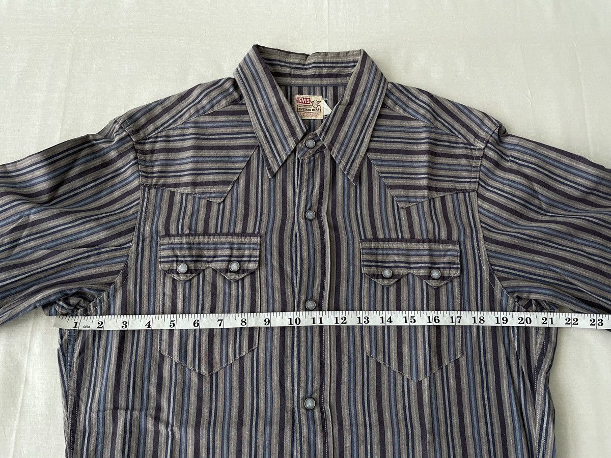 LVC LVC Levis Shorthorn Western Shirt Stripes Big E Japan Size US M / EU 48-50 / 2 - 5 Thumbnail