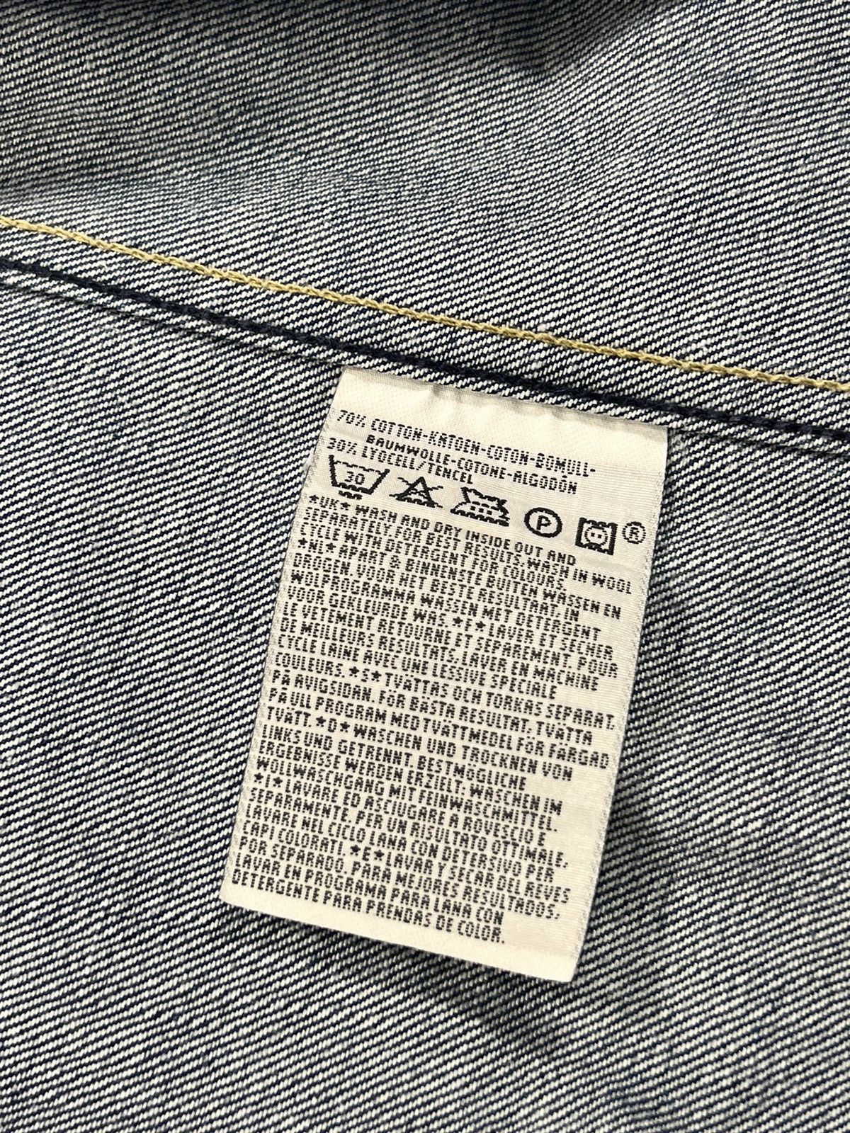 Levi's × Vintage Vintage 2001 Levi’s Denim Track Jacket Detroit Jeans Retro Size US M / EU 48-50 / 2 - 10 Thumbnail