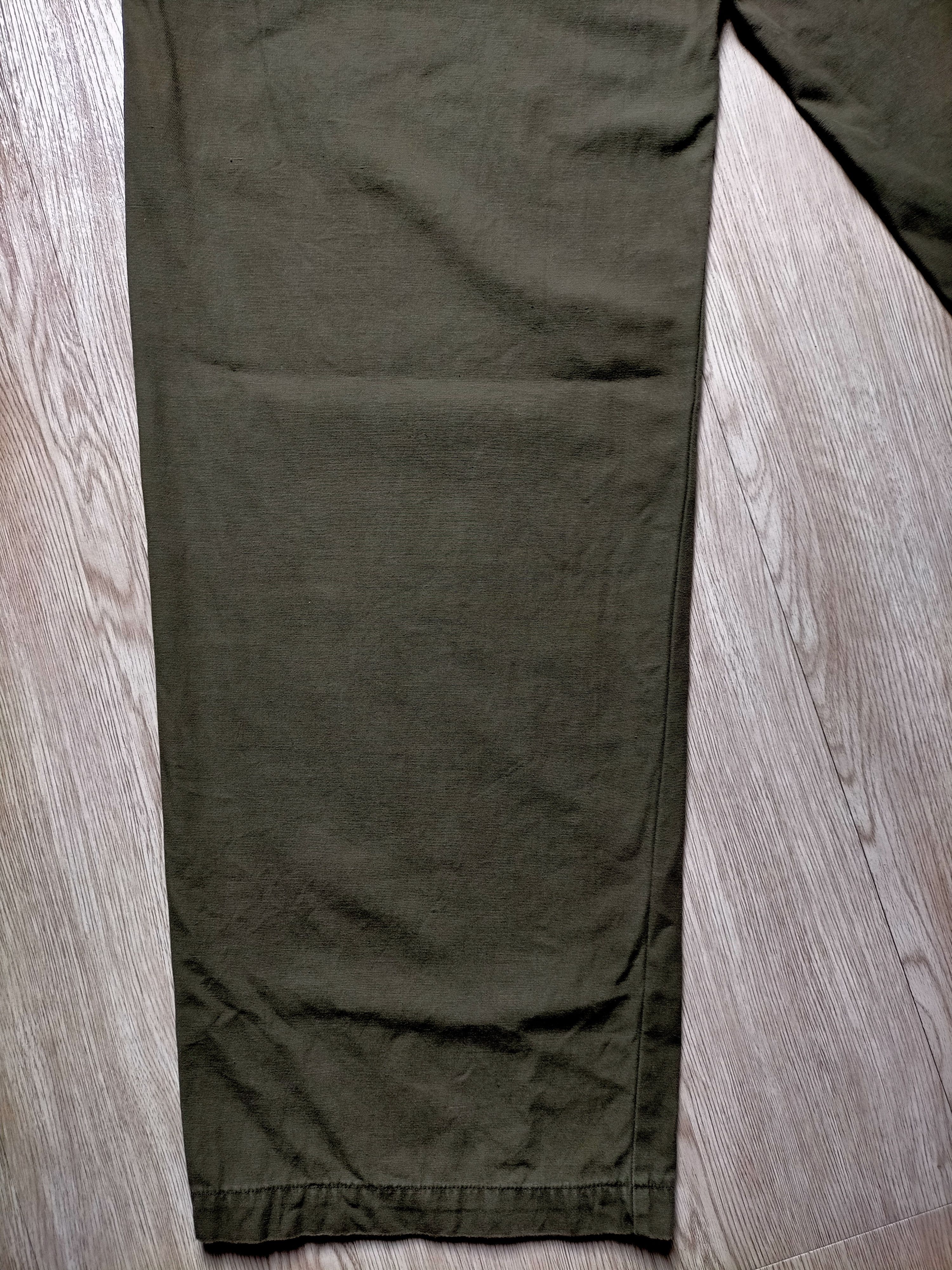 Japanese Brand Army Air Force Green Olive Monkey Pants Size US 31 - 14 Thumbnail
