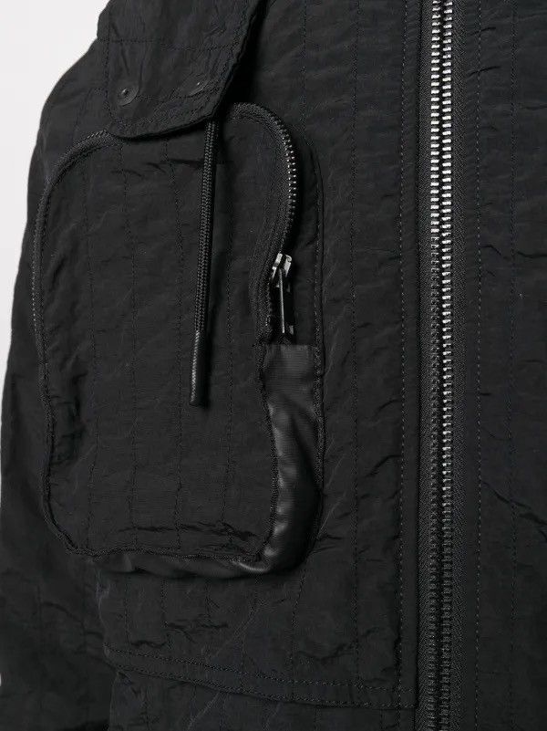 A-COLD-WALL* × Diesel NEW Archive RARE Diesel X ACW Black Quilted Hooded Jacket L Size US L / EU 52-54 / 3 - 9 Thumbnail