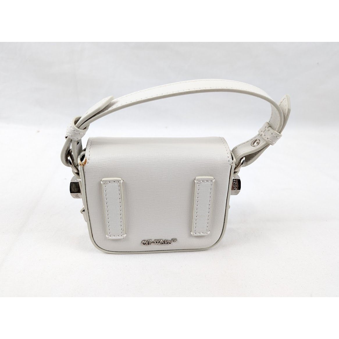 Off-White o1rshd1 Size: OS / Diag Baby Flap Bag in White/Black Size ONE SIZE - 5 Thumbnail