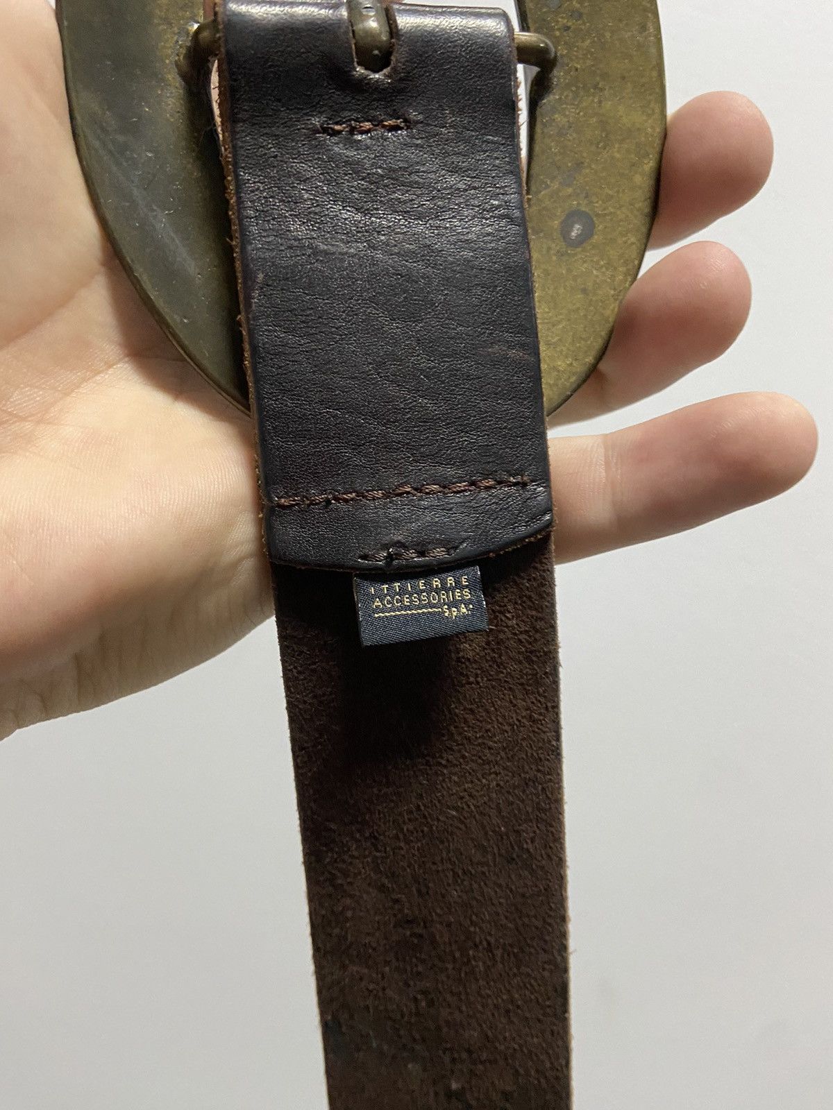 Just Cavalli × Vintage Just cavalli buckle logo vintage leather belt Size ONE SIZE - 4 Thumbnail