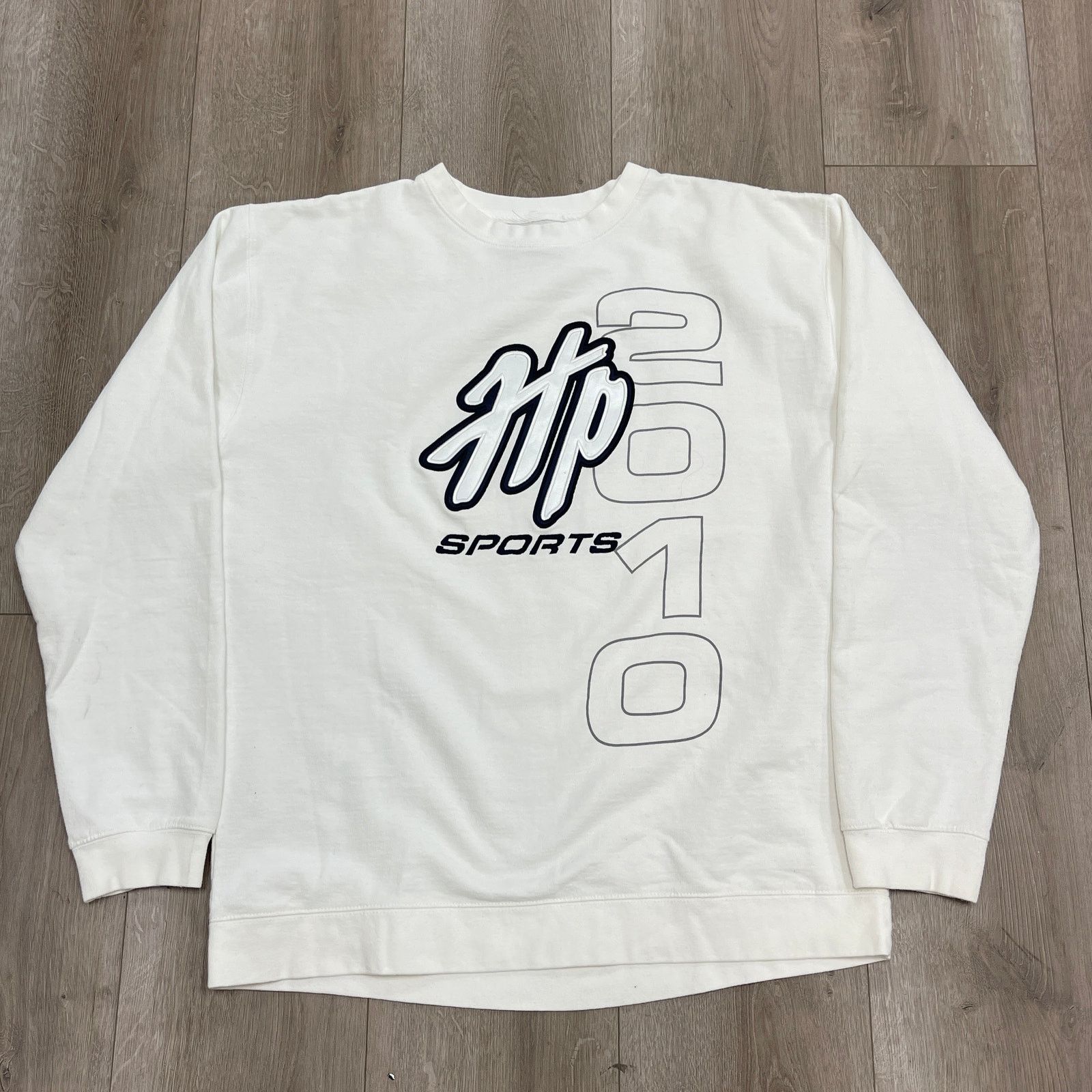 Fuck The Population FW21 FTP Sports Crewneck Sweater White Size XL B8 Size US XL / EU 56 / 4 - 1 Thumbnail