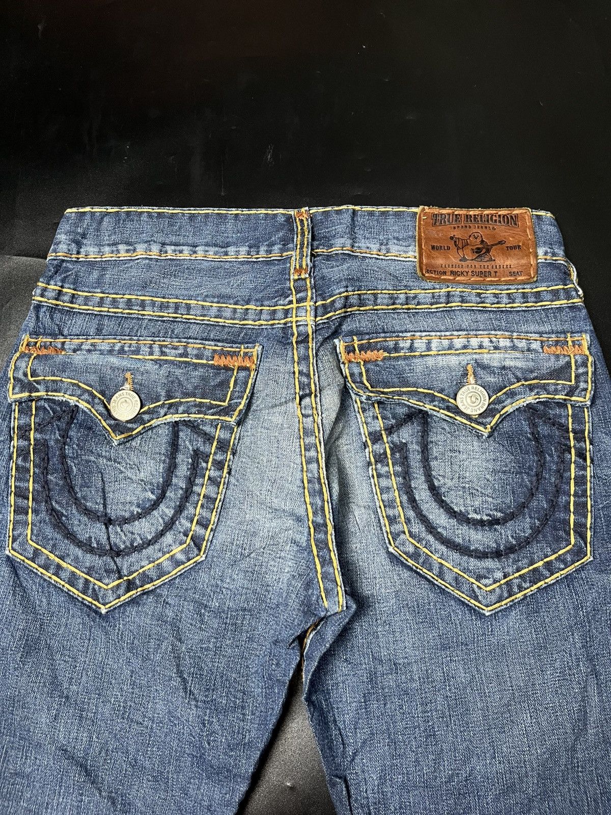 If Six Was Nine TRUE RELIGION TRUE FLARE JEANS Size US 31 - 13 Thumbnail