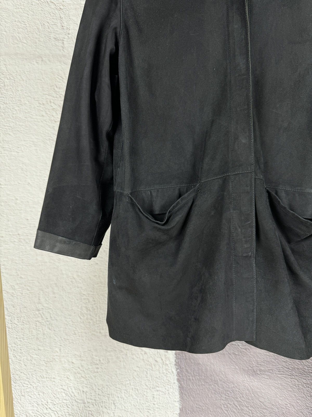 Gimo's Gimo’s black premium suede leather 2 pocket jacket Size M / US 6-8 / IT 42-44 - 5 Thumbnail