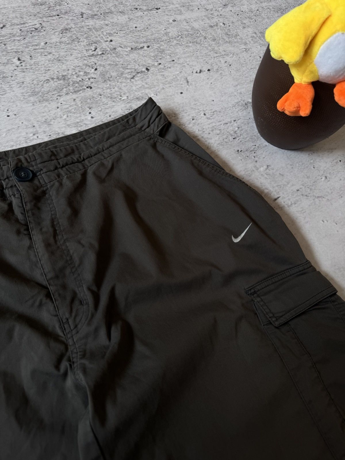 Nike × Vintage NIKE CARGO VINTAGE Y2K OVERSIZE BAGGY FIT PANTS SWEATPANTS Size US 34 / EU 50 - 5 Thumbnail