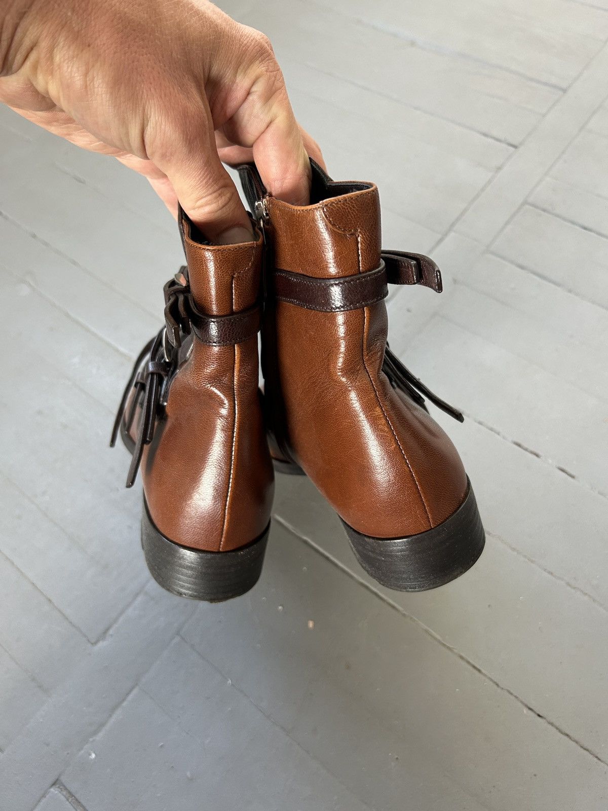 Prada Prada leather boots Size US 7.5 / IT 37.5 - 9 Thumbnail