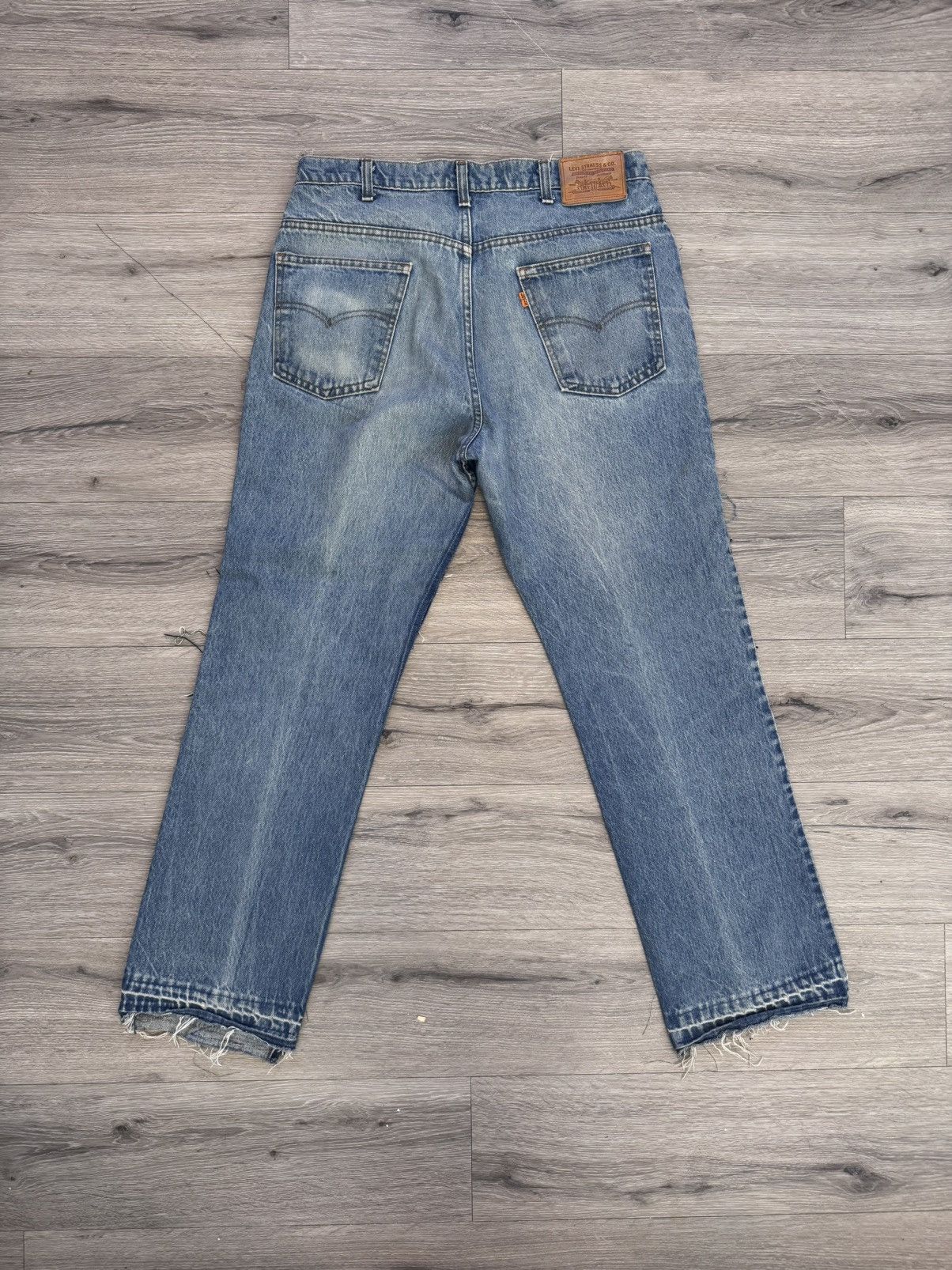 Vintage Vintage patch work jeans Size US 34 / EU 50 - 2 Thumbnail