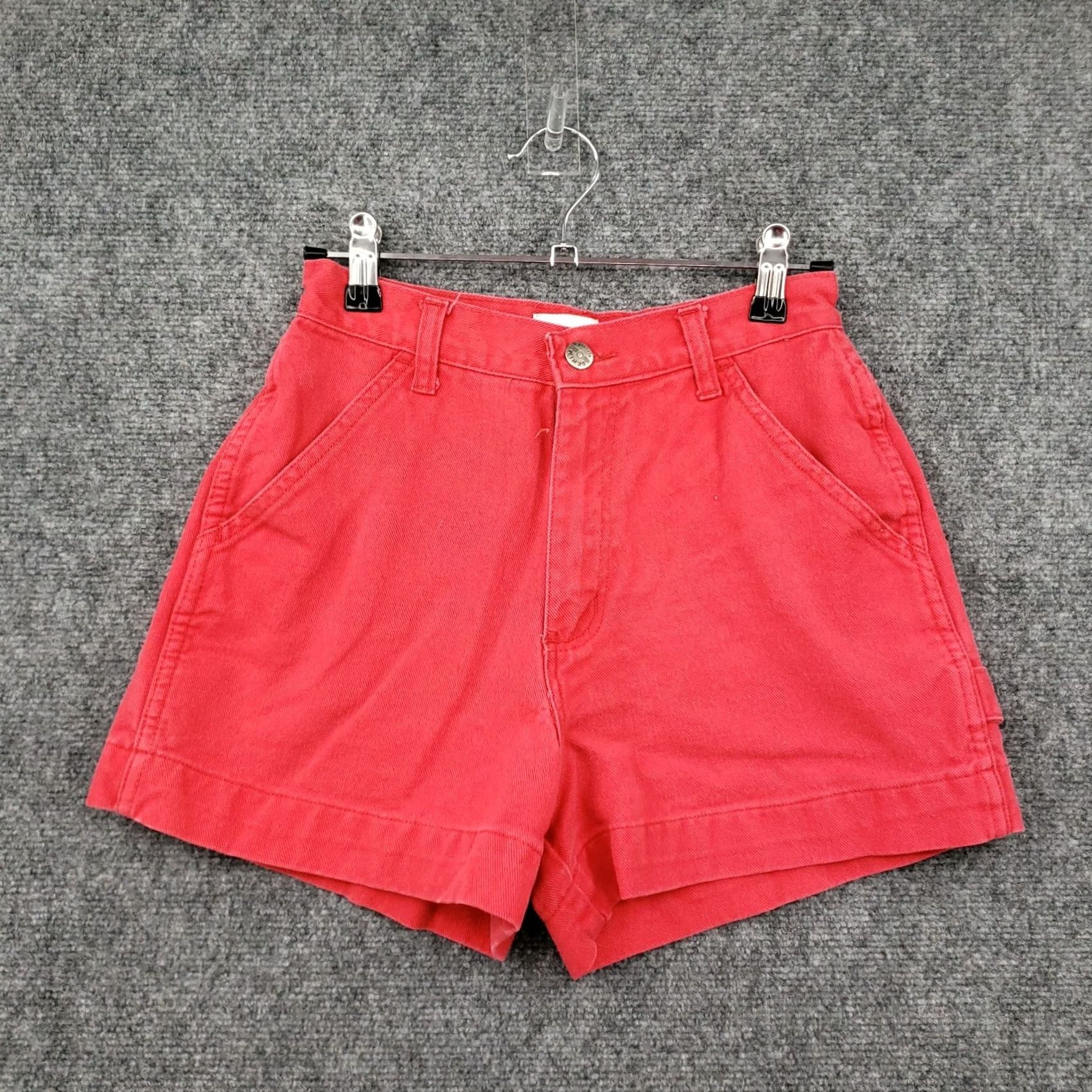 New Republic Denim Republic Shorts Womens 3 Red Mom Hi Rise Flat Front Medium Wash Zip Fly Size 26" / US 2 / IT 38 - 2 Thumbnail