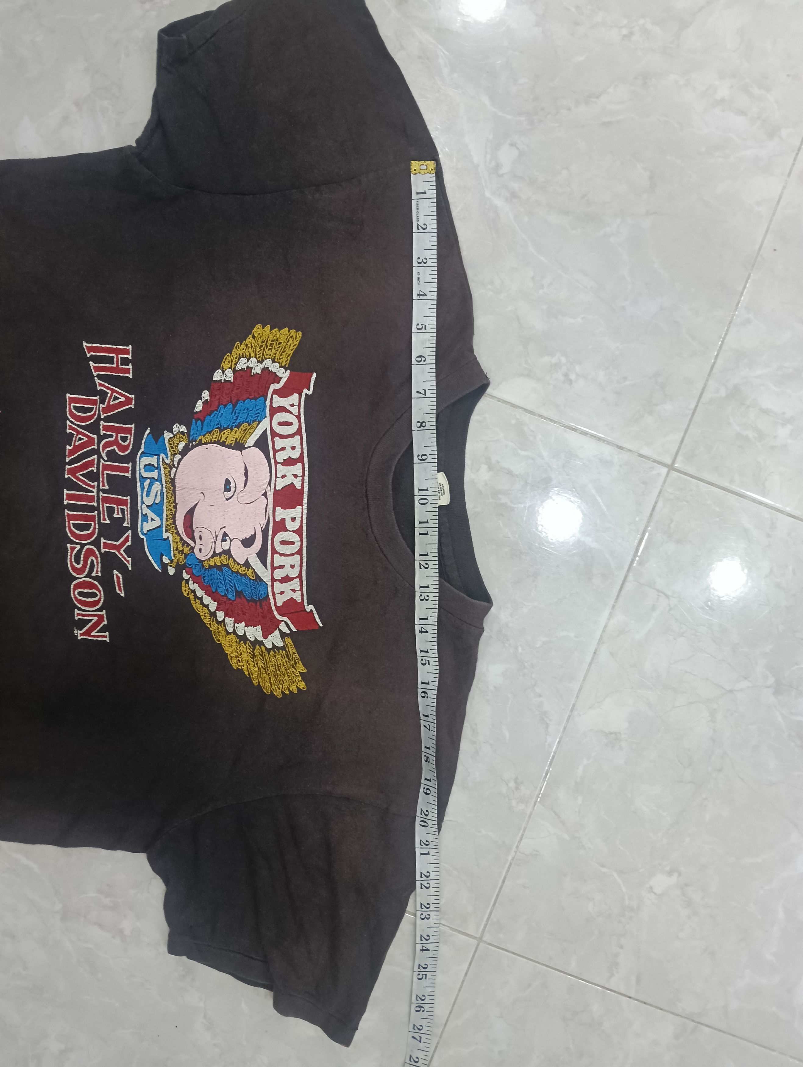 Harley Davidson Rare Harley Davidson York Pork 1980 Size US L / EU 52-54 / 3 - 12 Thumbnail