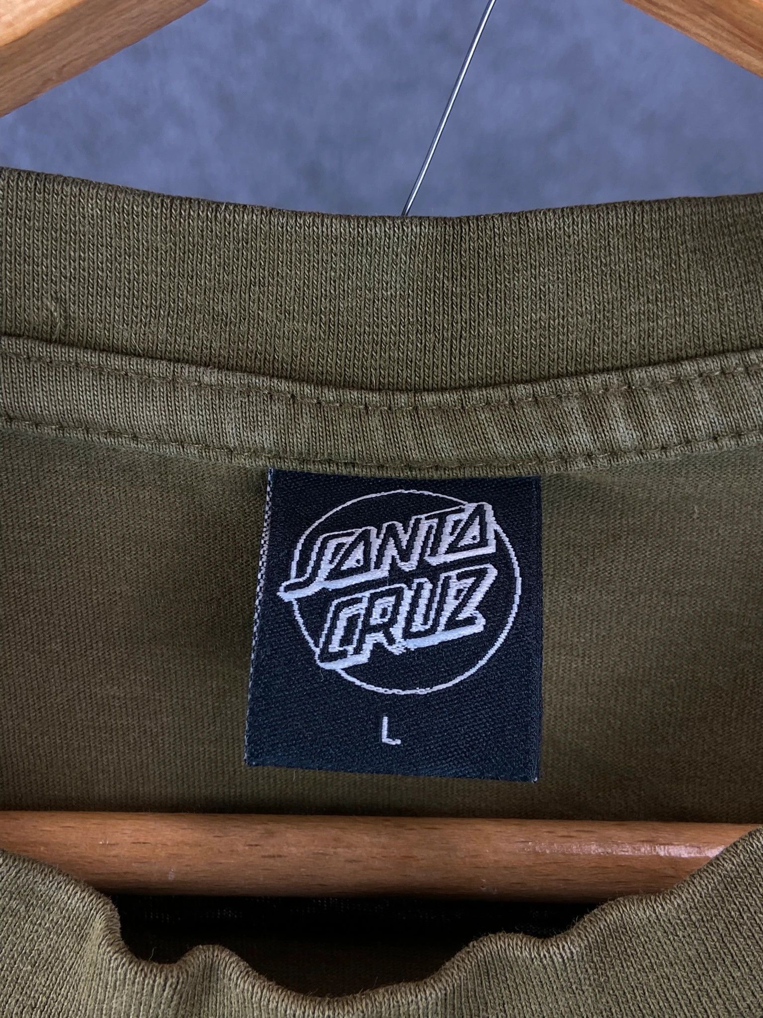 Santa Cruz Skateboards Santa Cruz Green Tee / Clean Skate Heritage (L) Size US L / EU 52-54 / 3 - 5 Thumbnail