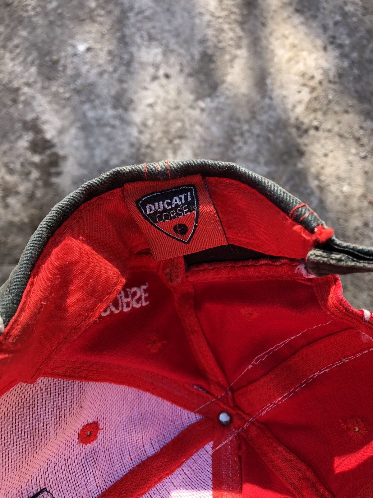 Ducati × Vintage VERY RARE DUCATI CORSE MOTORCYCLE CAP RACING BIKE RETRO 90s Size ONE SIZE - 10 Thumbnail