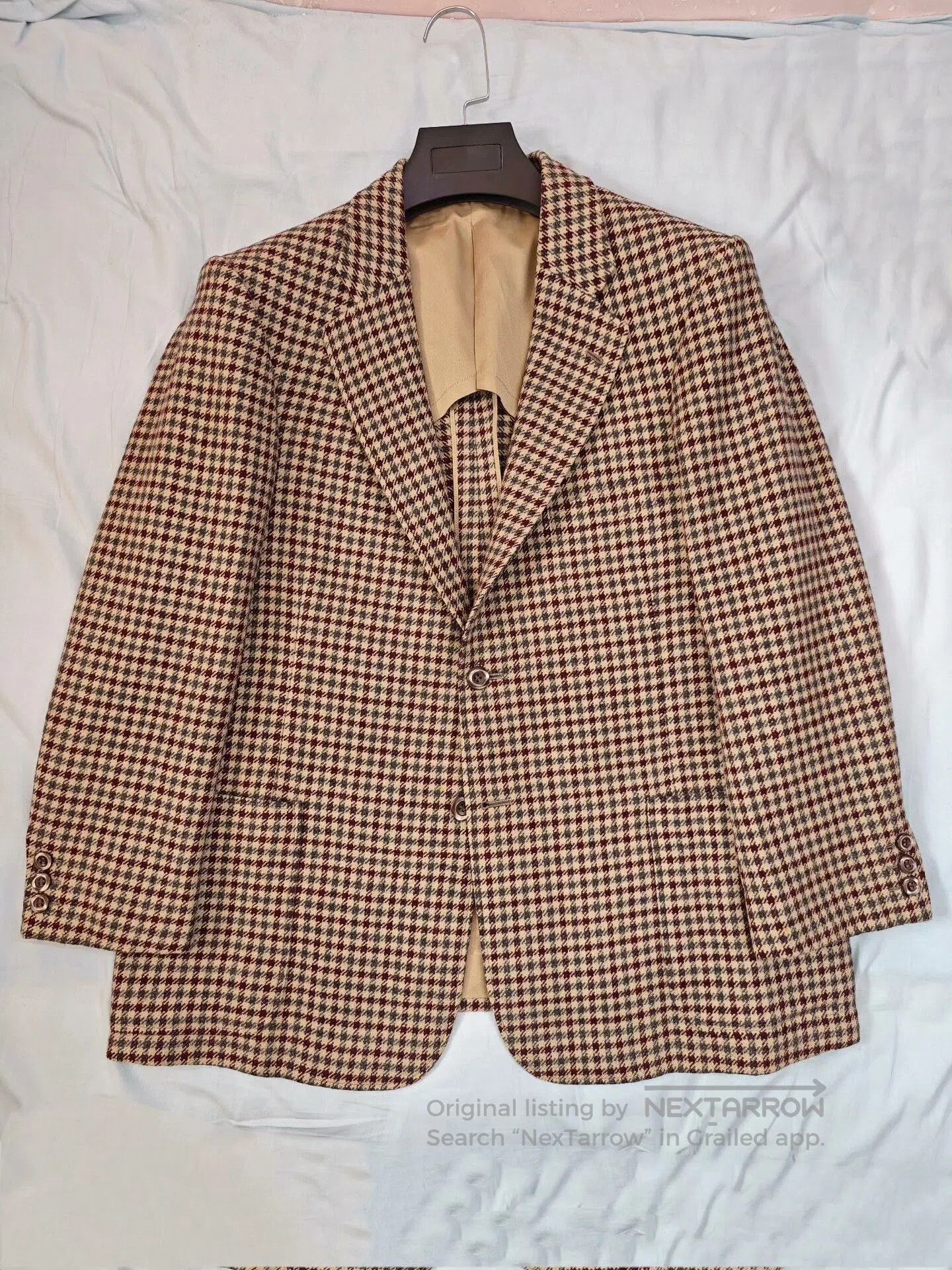 Japanese Brand Custom British Wool Blend Suit. Size US L / EU 52-54 / 3 - 5 Thumbnail