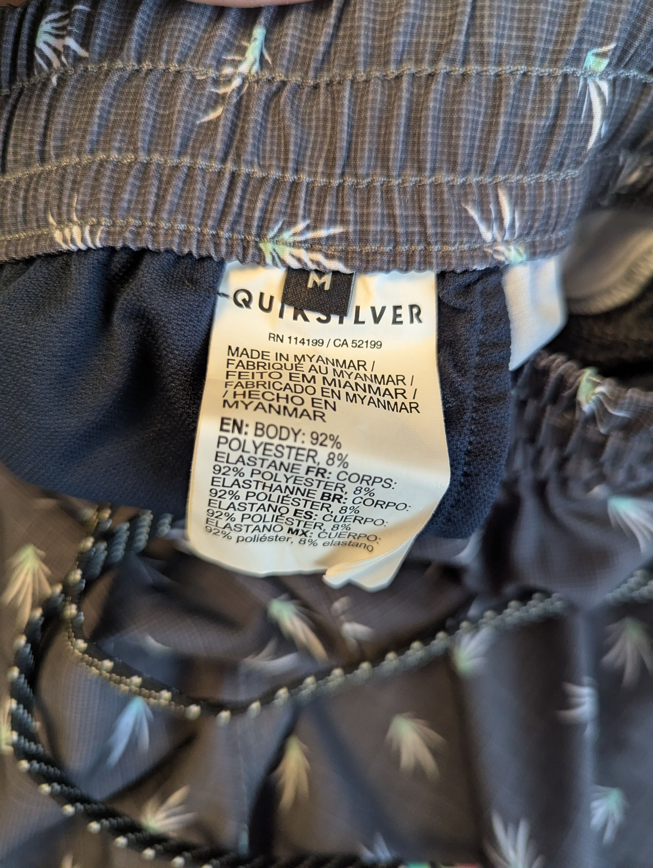Quiksilver Men's Quiksilver Grey Shorts Size Medium Size US 32 / EU 48 - 4 Thumbnail