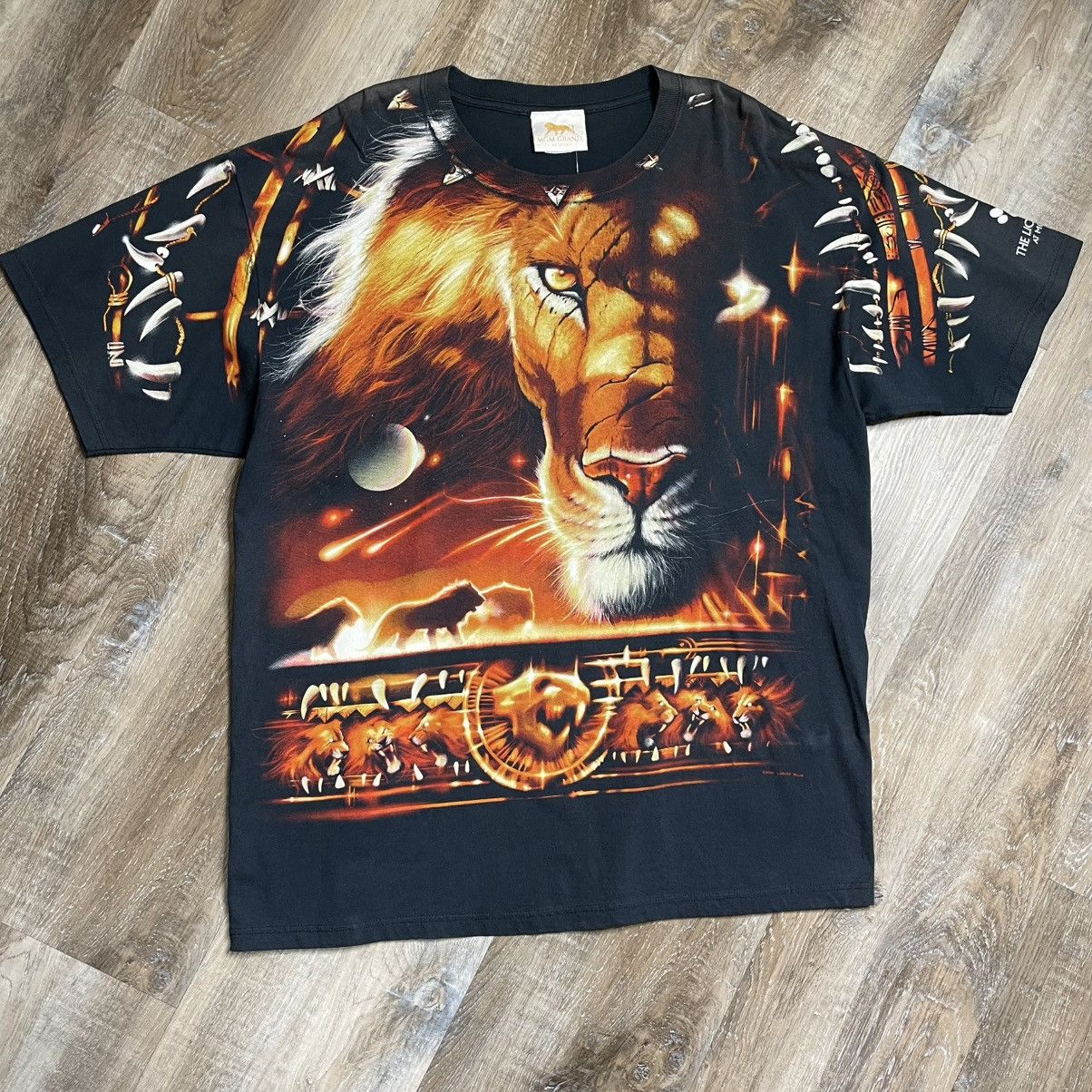 2001 Liquid Blue MGM Grand Vintage Tee Shirt Mens 2XL AOP