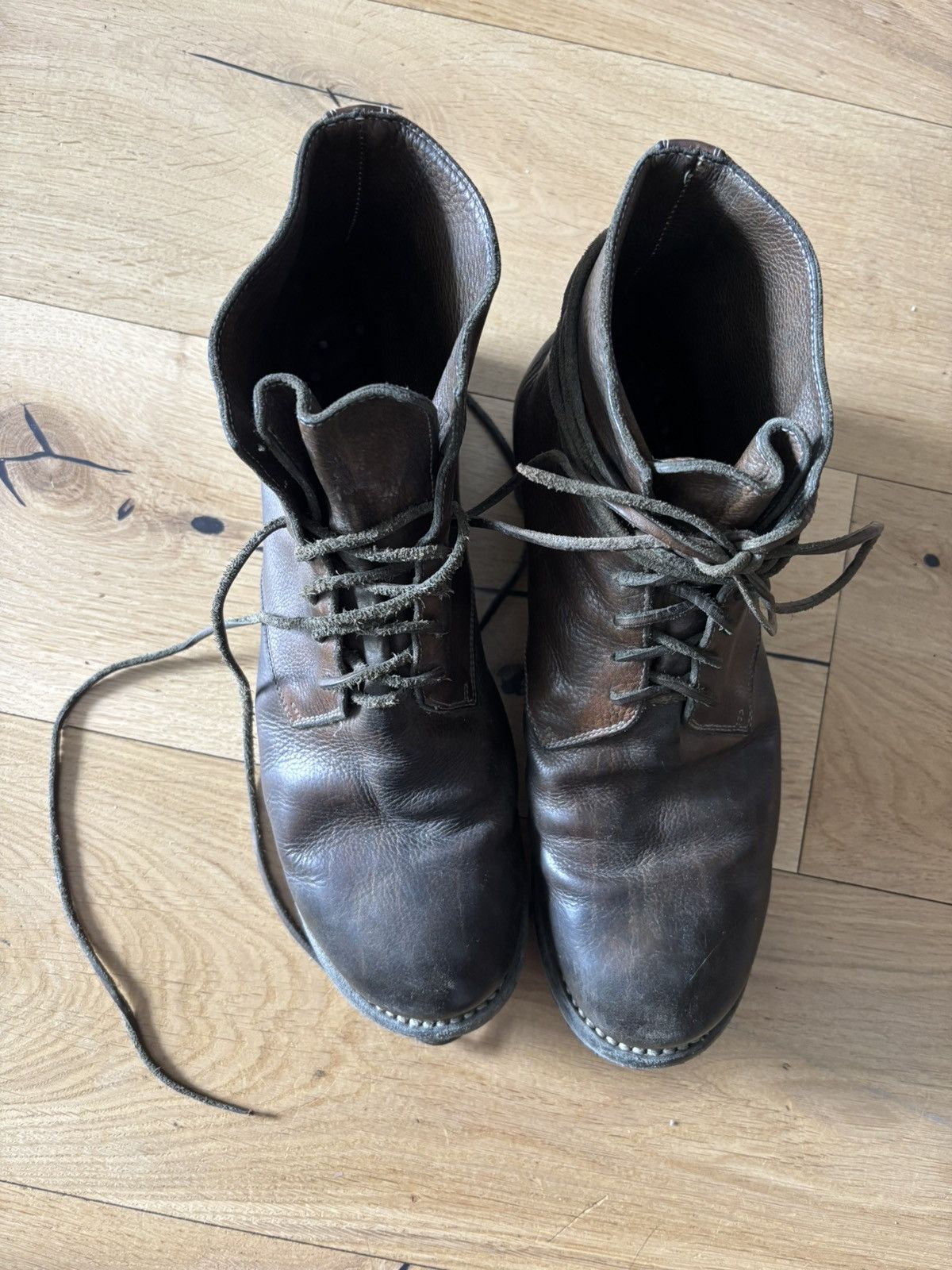 Guidi GUIDI LACE UP LEATHER BOOTS Size US 11 / EU 44 - 2 Thumbnail