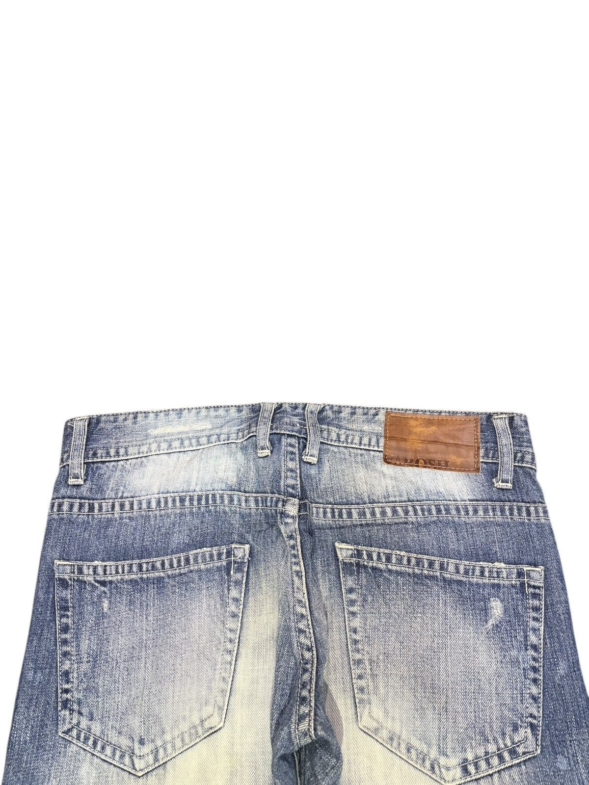 Ksubi Vintage Japanese Brand Faded Wash Distressed Jeans Size 33" - 4 Thumbnail