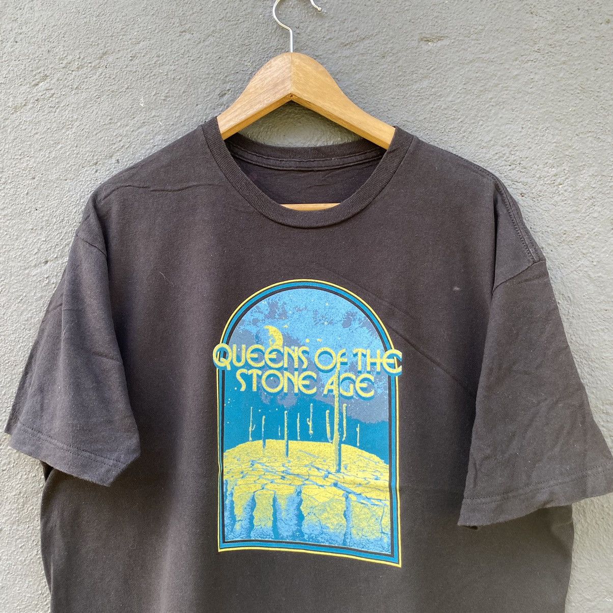 Band Tees Thrashed Faded Queen Of The Stone Age ERD GRUNGE OG TEE Size US XL / EU 56 / 4 - 2 Thumbnail