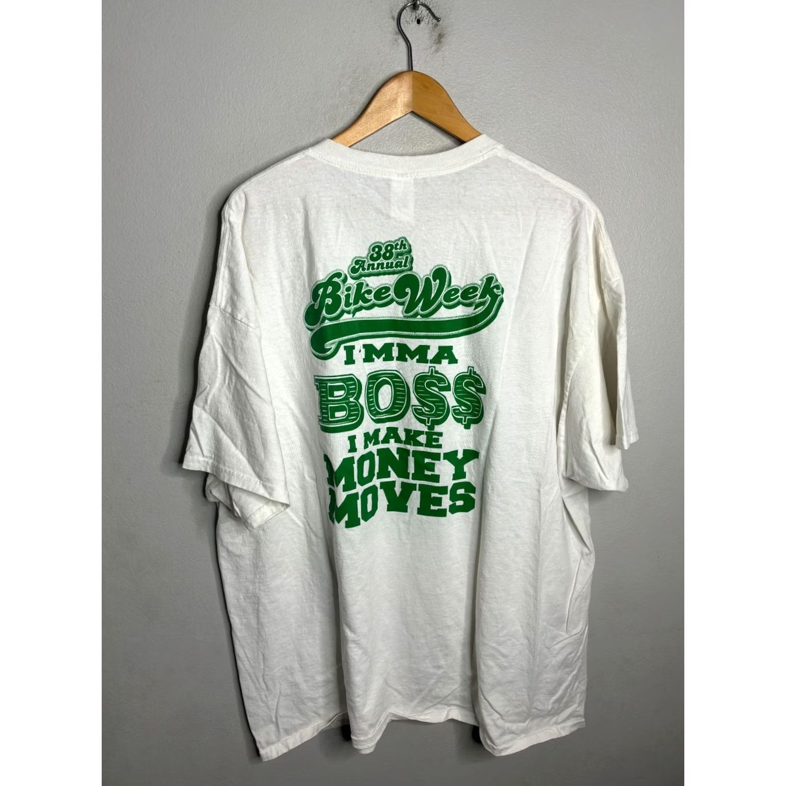 Gildan Biker T-Shirt Atlantic Beach 2018 Bike Week Imma Boss 3XL Men Size US XXL / EU 58 / 5 - 4 Thumbnail