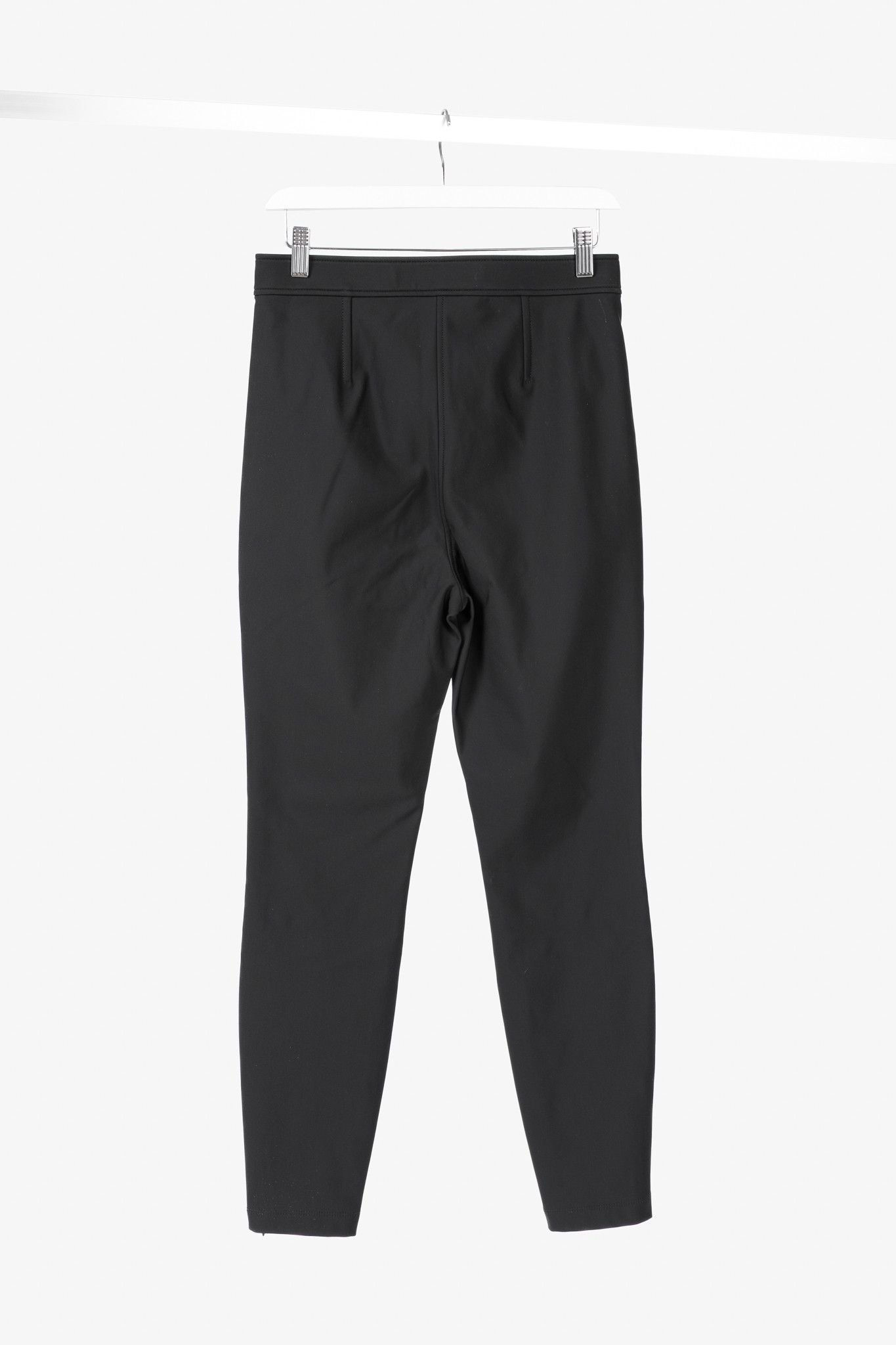 Alexander Wang Alexander Wang Black Stretch Zip-Hem Trousers Size 28" / US 6 / IT 42 - 2 Thumbnail