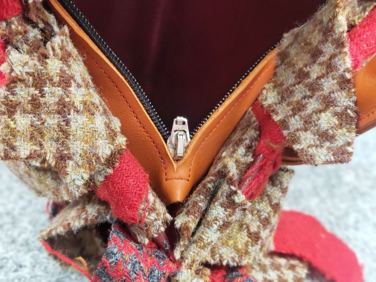 Harris Tweed Vintage Handmade Harris Tweed Women's bag with one handle Size ONE SIZE - 17 Thumbnail