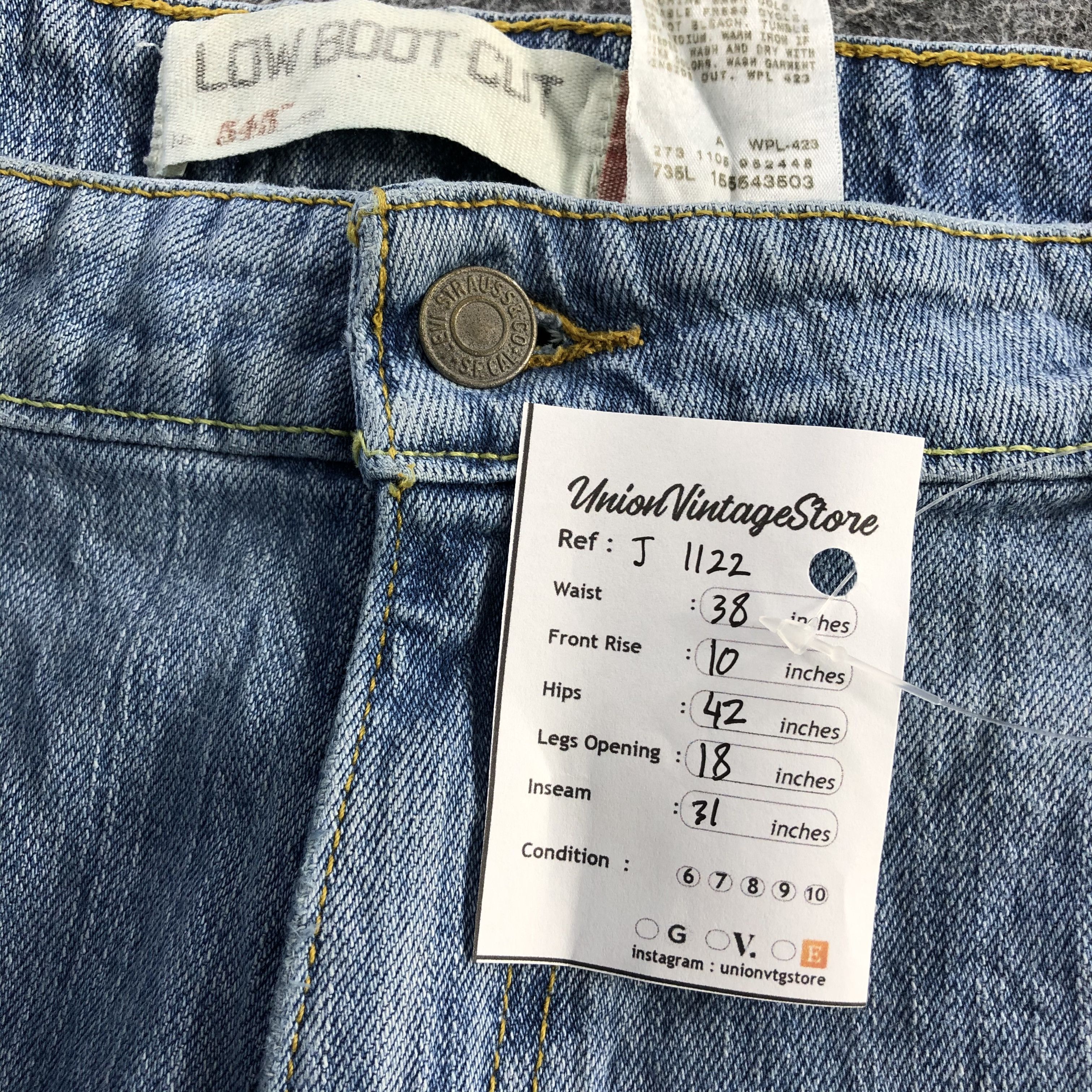 Levi's Light Wash Vintage Levis 545 Jeans-J1122 Size US 38 / EU 54 - 11 Thumbnail