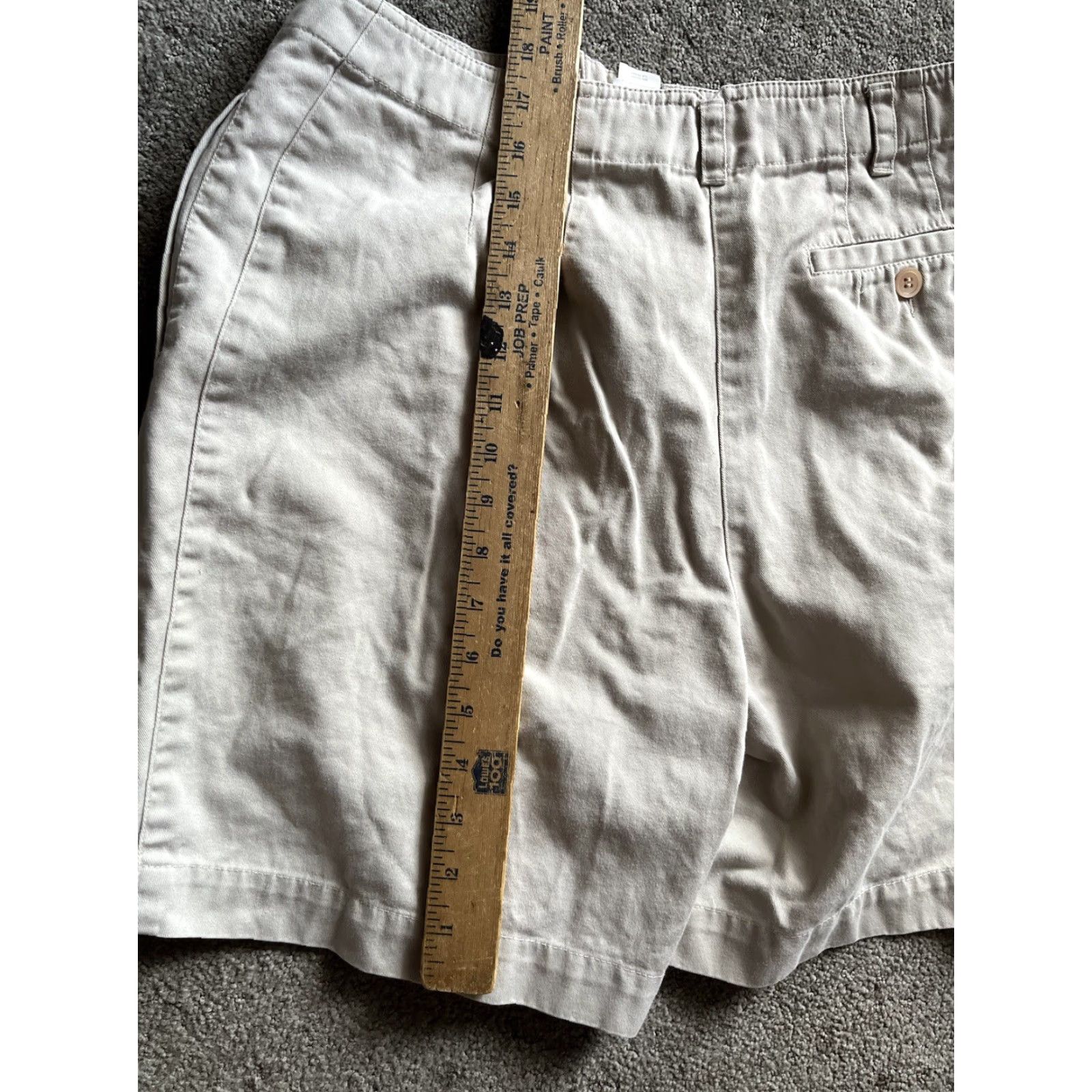 Liz Claiborne Liz Claiborne LizSport Pleated Beige Mom Shorts Size 8 Women Cotton High Rise Regular Size 30" / US 8 / IT 44 - 5 Thumbnail